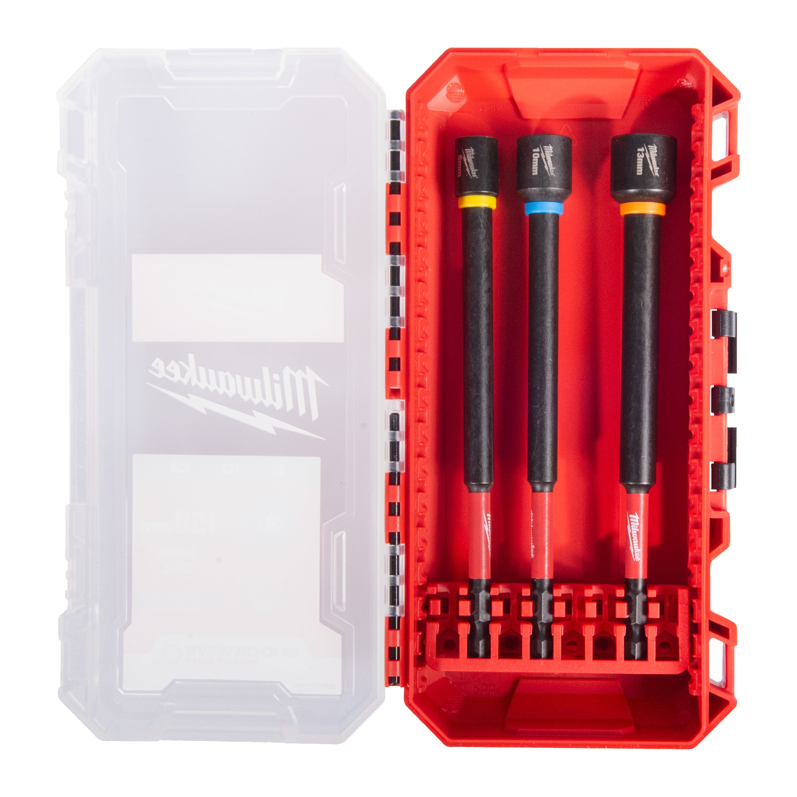 Set chei tubulare (3 buc) Milwaukee Shockwave Nut Driver long Set (3), cod 4932499426