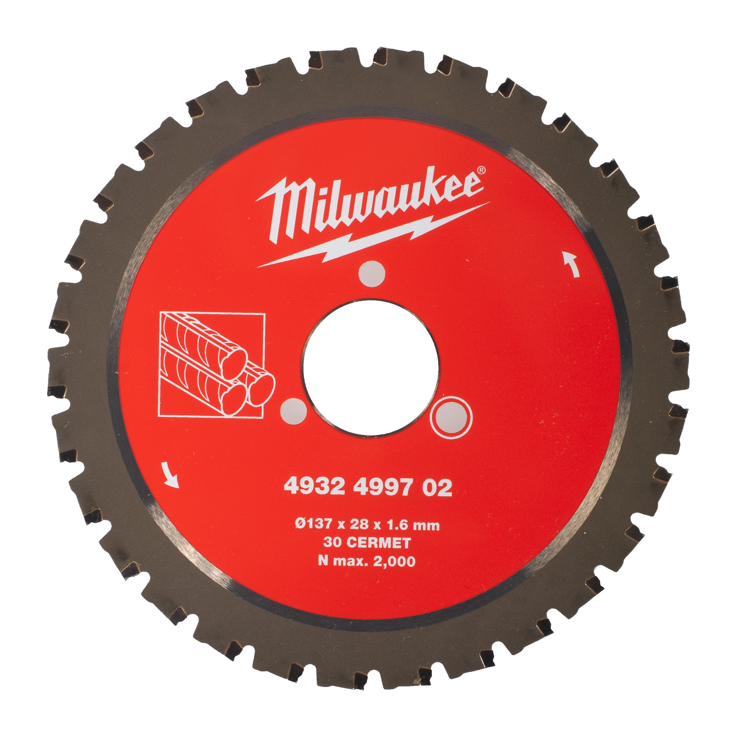 Pânză fierăstrău circular Milwaukee P M 137x27x1.6x30, cod 4932499702