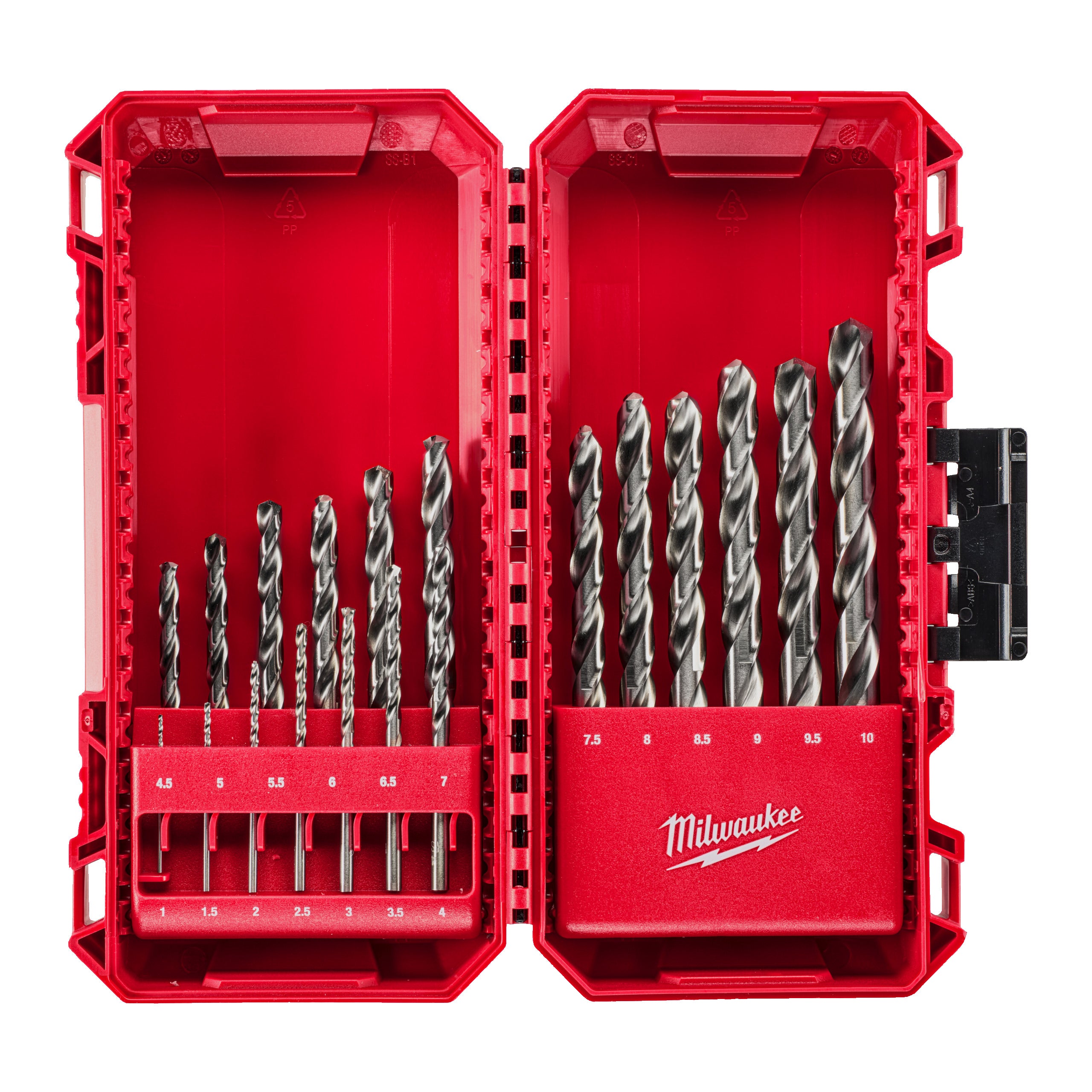 Burghie metal HSS Ground THUNDERWEB - DIN338 Milwaukee HSS-G Thunderweb Set CB, cod 4932499766