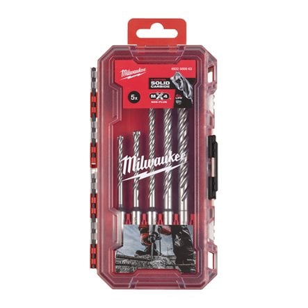 Set burghie Milwaukee SDS+ MX4 Set 1 - 5 buc, cod 4932500063