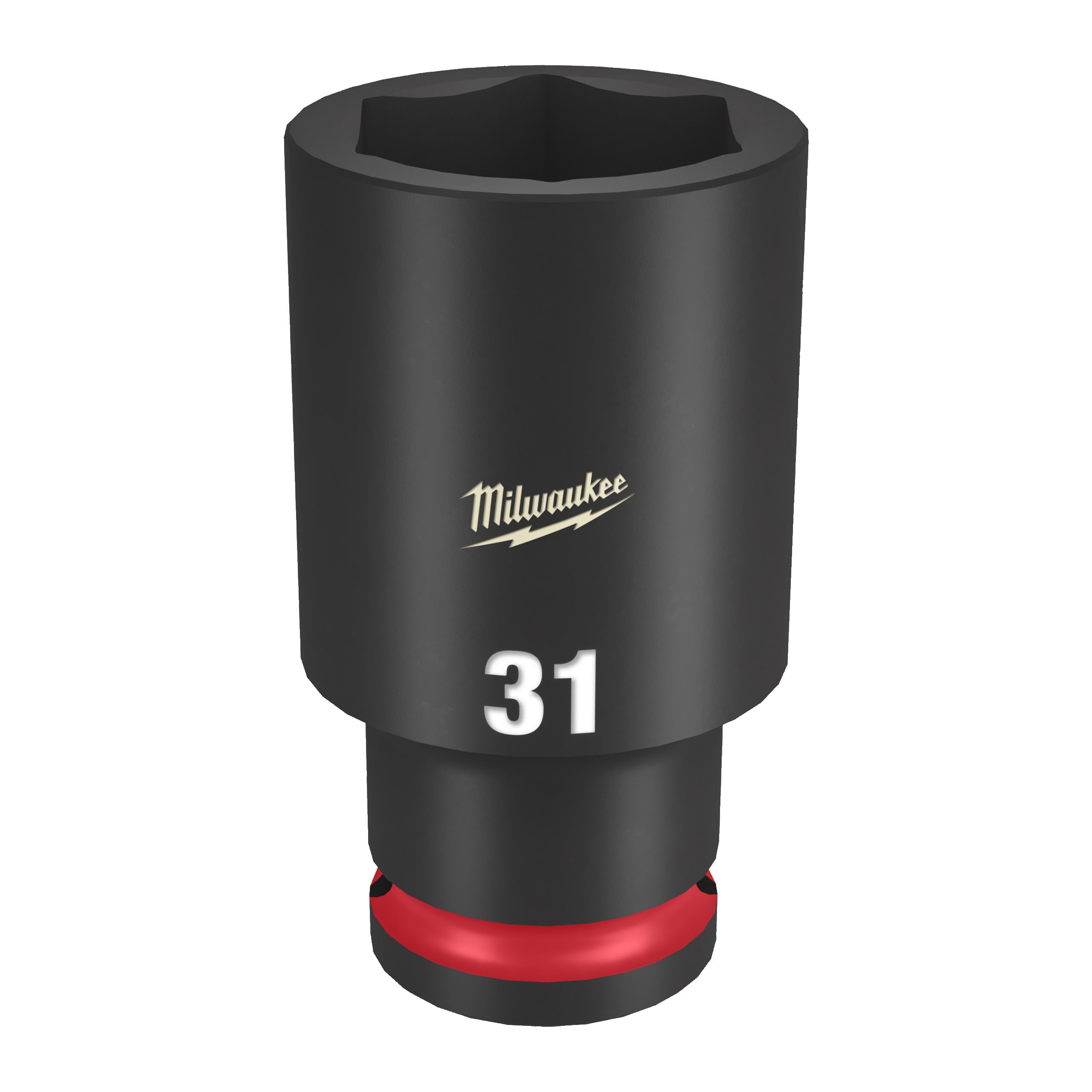 Cheie tubulară Shockwave de impact SHOCKWAVE™ IMPACT DUTY Milwaukee 31mm 1/2'' impact socket deep, cod 4932500303