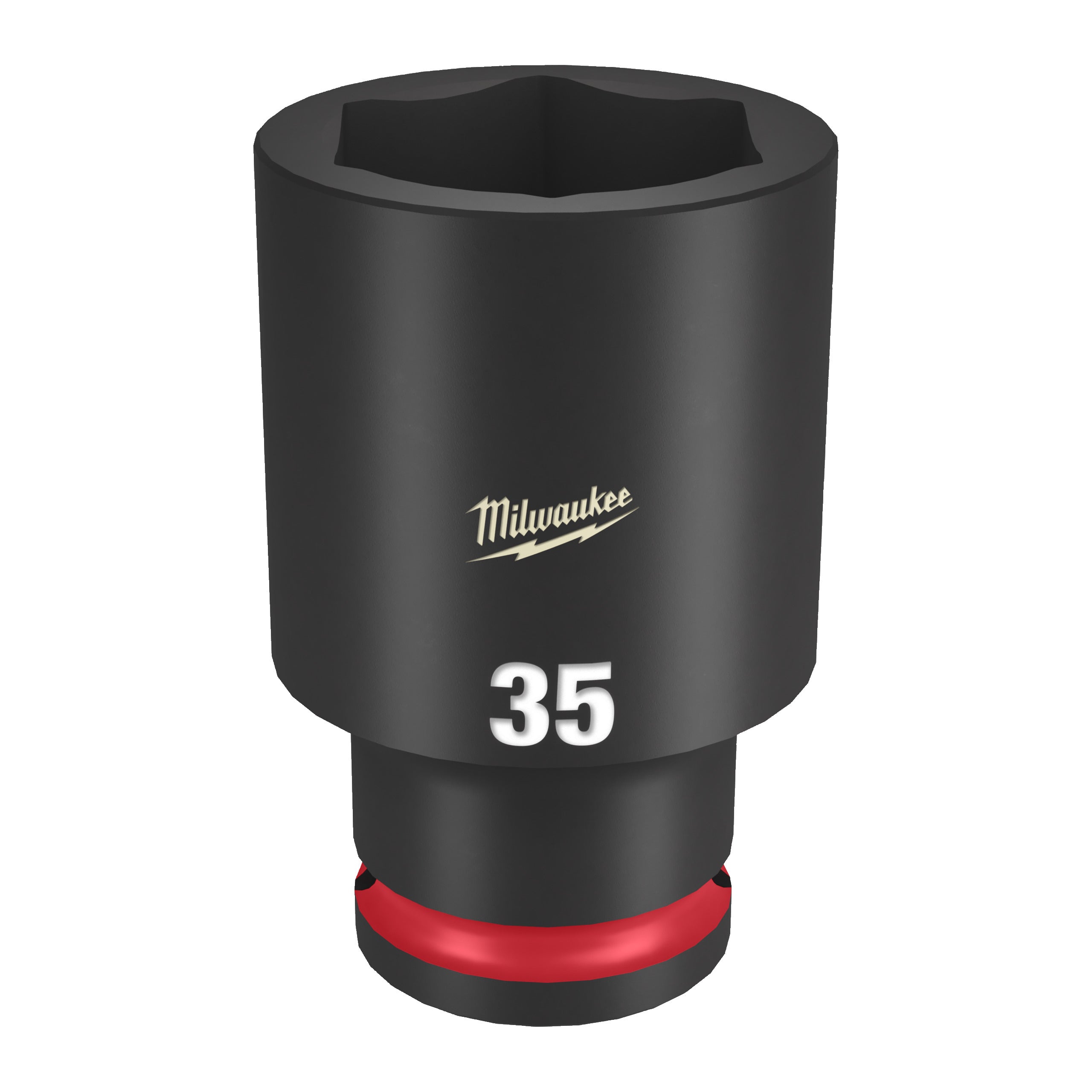 Cheie tubulară Shockwave de impact SHOCKWAVE™ IMPACT DUTY Milwaukee 35mm 1/2'' impact socket deep, cod 4932500305