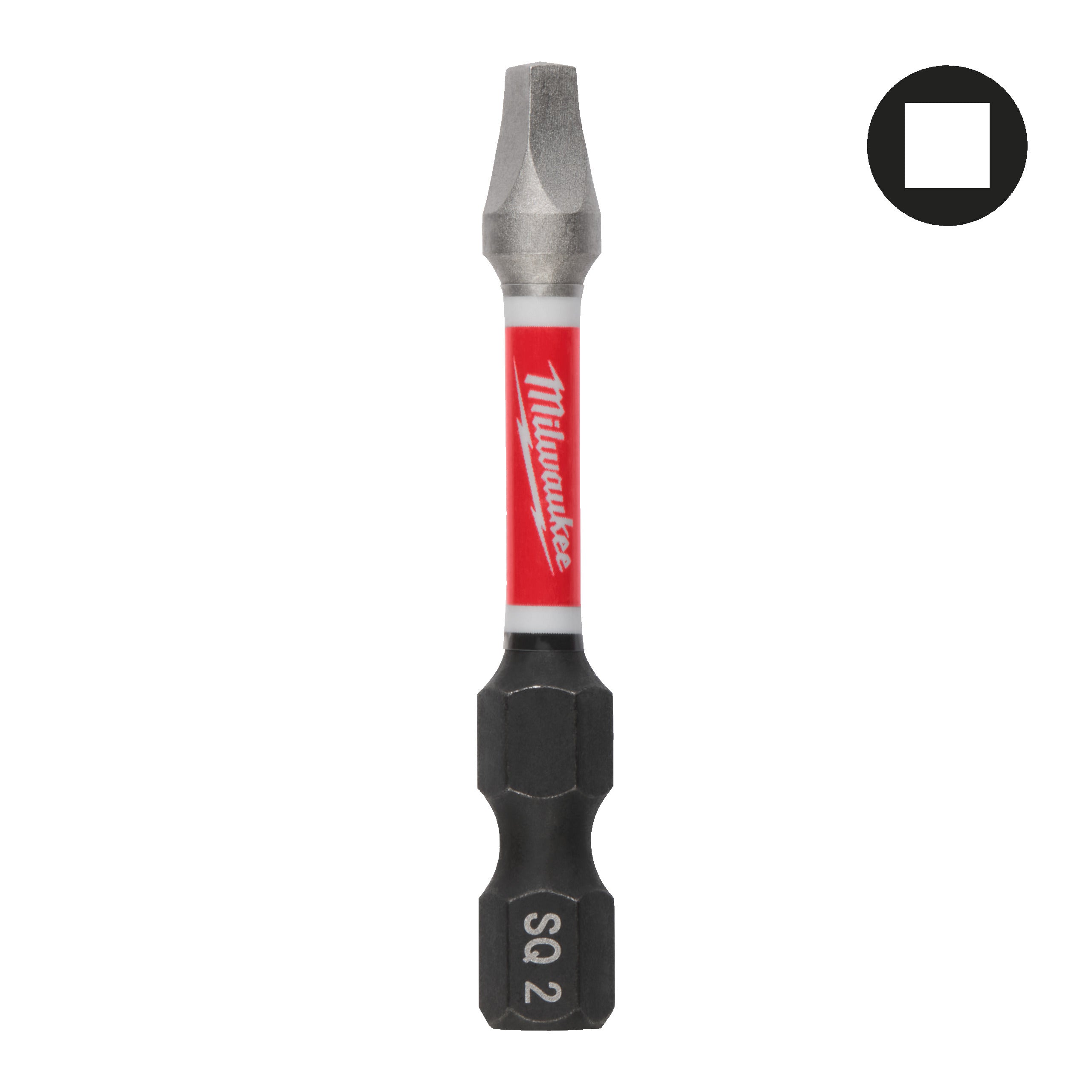 Cheie pentru piulițe SQ2 x 50mm - 1 buc. Milwaukee S/Bit ShW SQ2 50mm, cod 4932500391