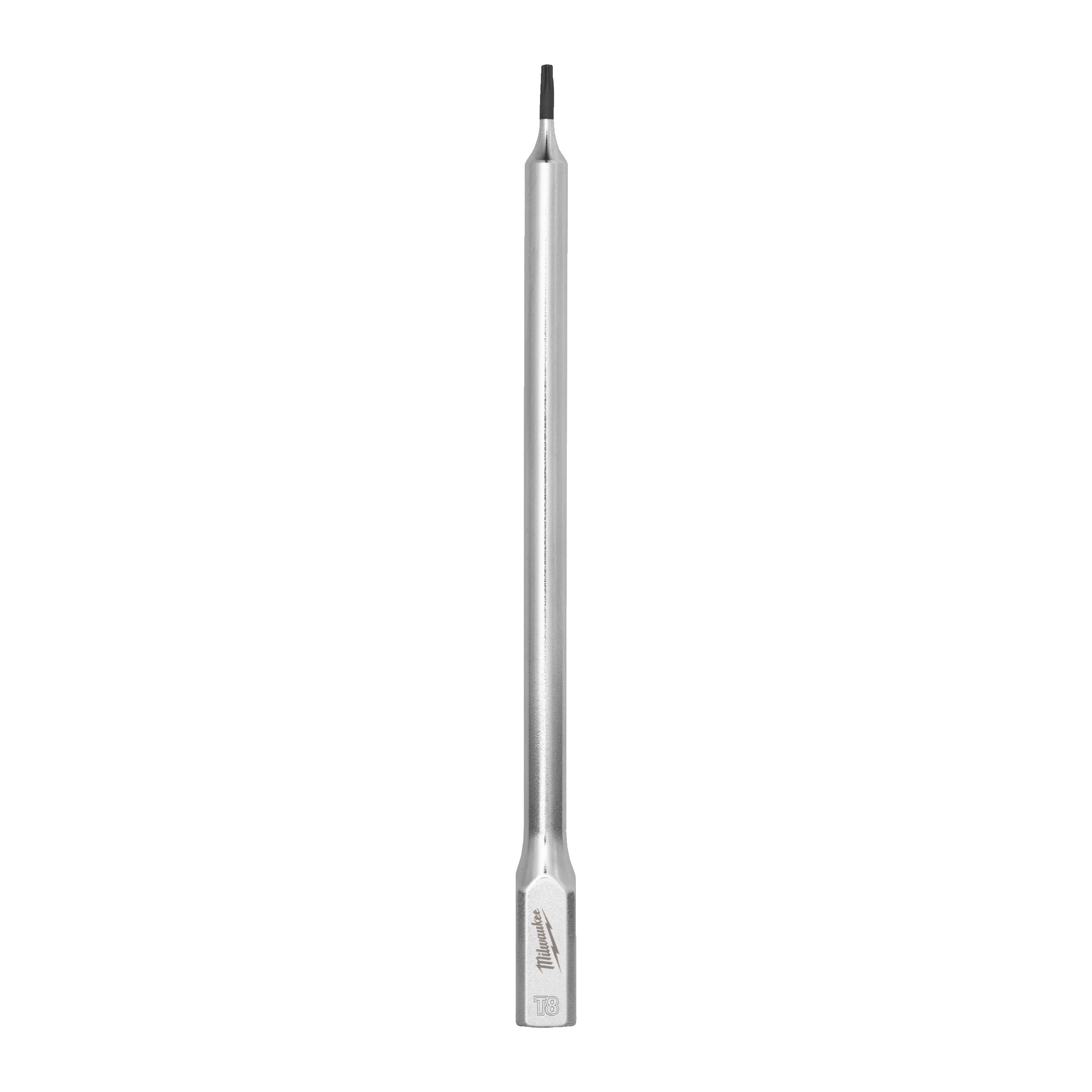 Cap cheie tubulară lungă ¼″ cu bit TX Milwaukee 1/4'' Drive T8 Torx Long Bit Socket, cod 4932500437