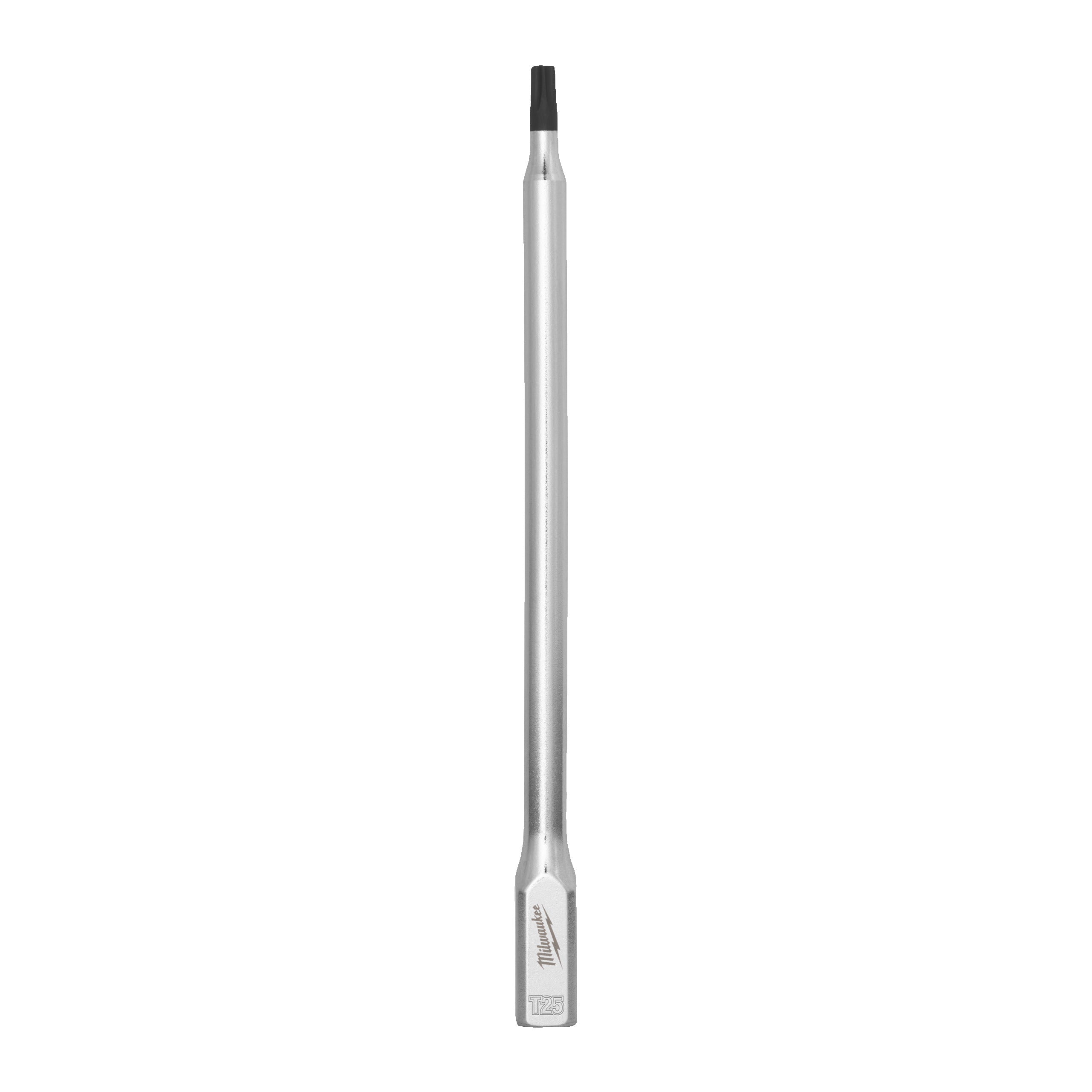Cap cheie tubulară lungă ¼″ cu bit TX Milwaukee 1/4'' Drive T25 Torx Long Bit Socket, cod 4932500441