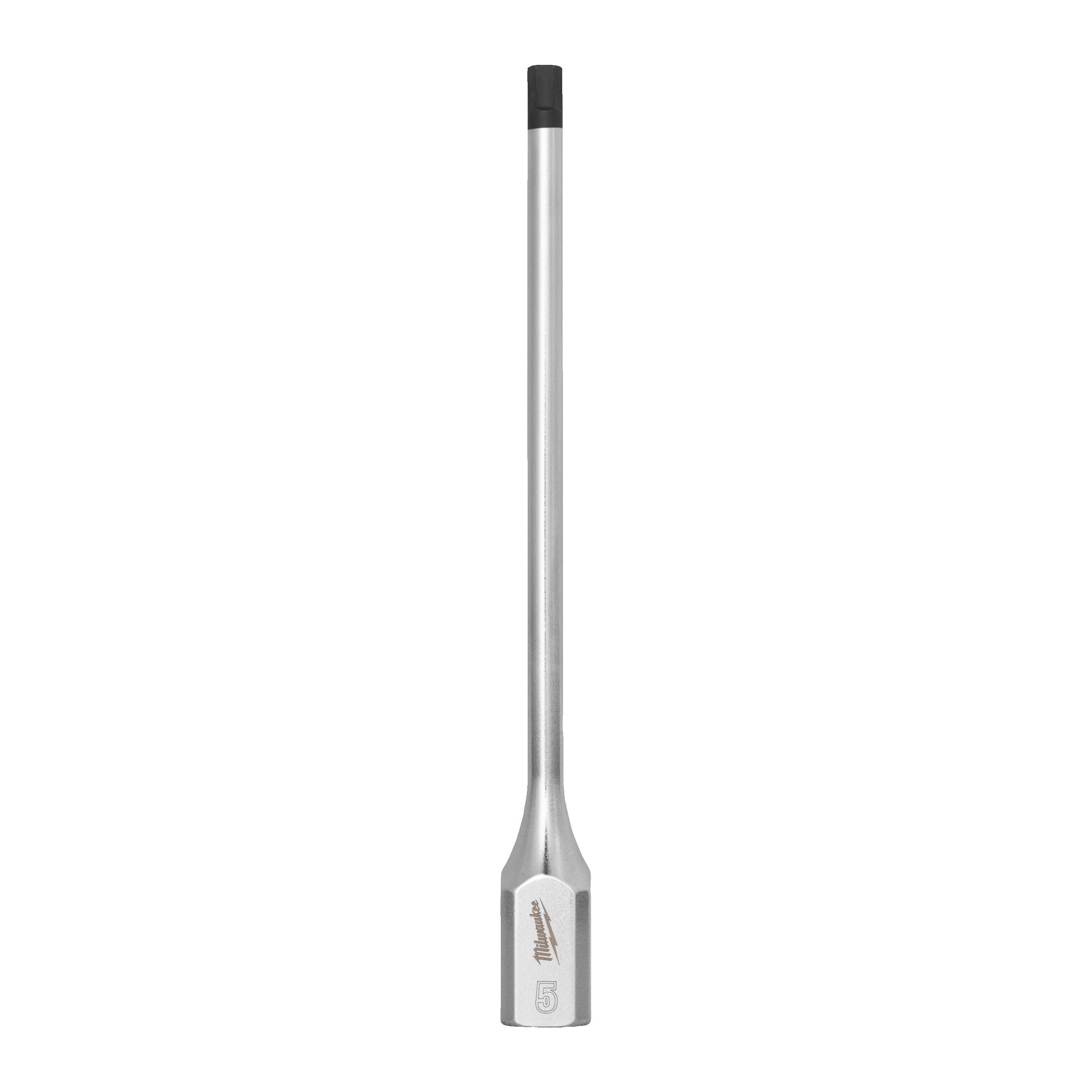 Cap cheie tubulară lungă ⅜″ cu bit hex Milwaukee 3/8'' Drive 5mm Hex Long Bit Socket, cod 4932500449