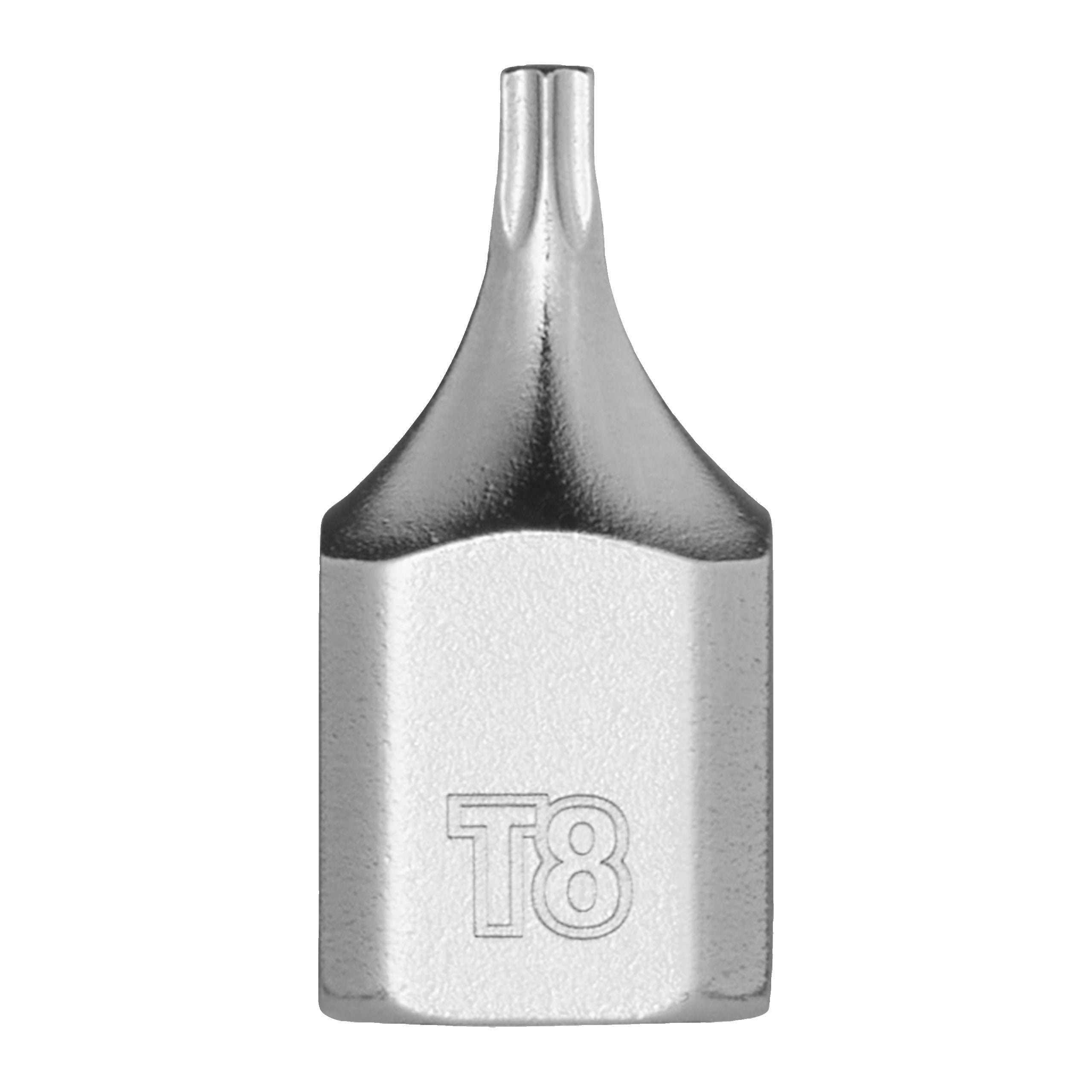 Cap cheie tubulară ¼″ cu bit TX stubby Milwaukee 1/4'' Drive T8 Torx Stubby Bit Socket, cod 4932500462