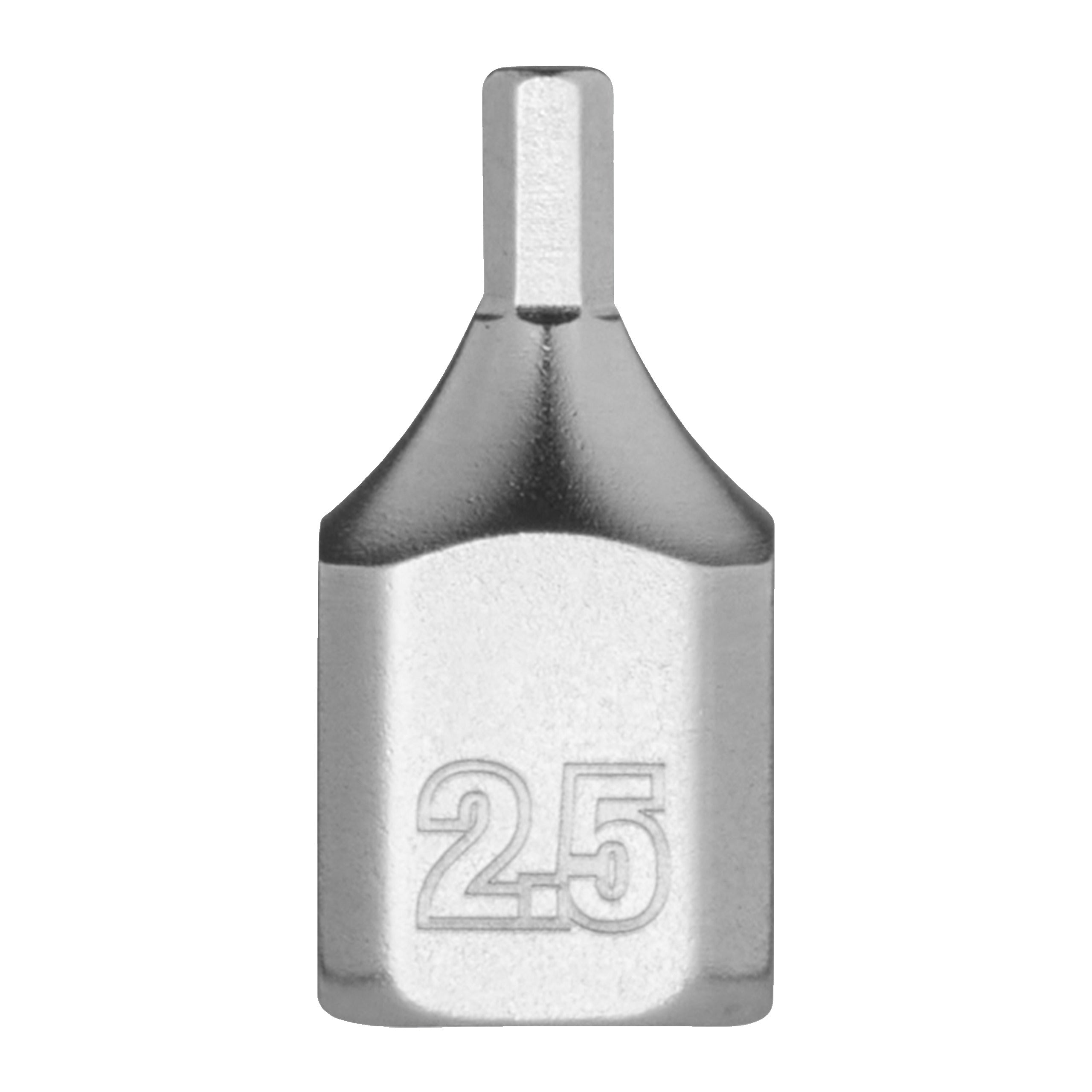 Cap cheie tubulară ¼″ cu bit, Hex stubby Milwaukee 1/4'' Drive 2.5mm Hex Stubby Bit Socket, cod 4932500474