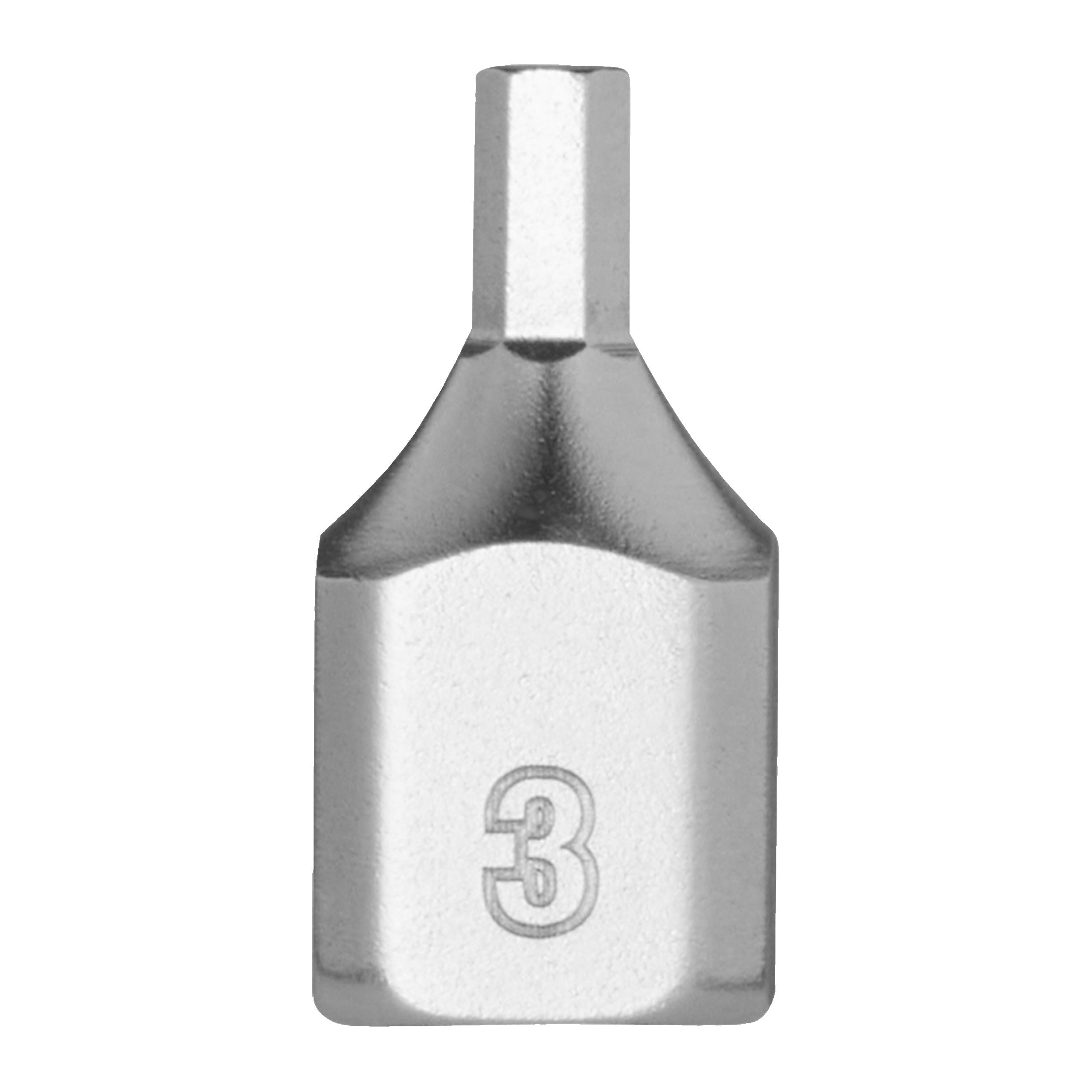 Cap cheie tubulară ¼″ cu bit, Hex stubby Milwaukee 1/4'' Drive 3mm Hex Stubby Bit Socket, cod 4932500475
