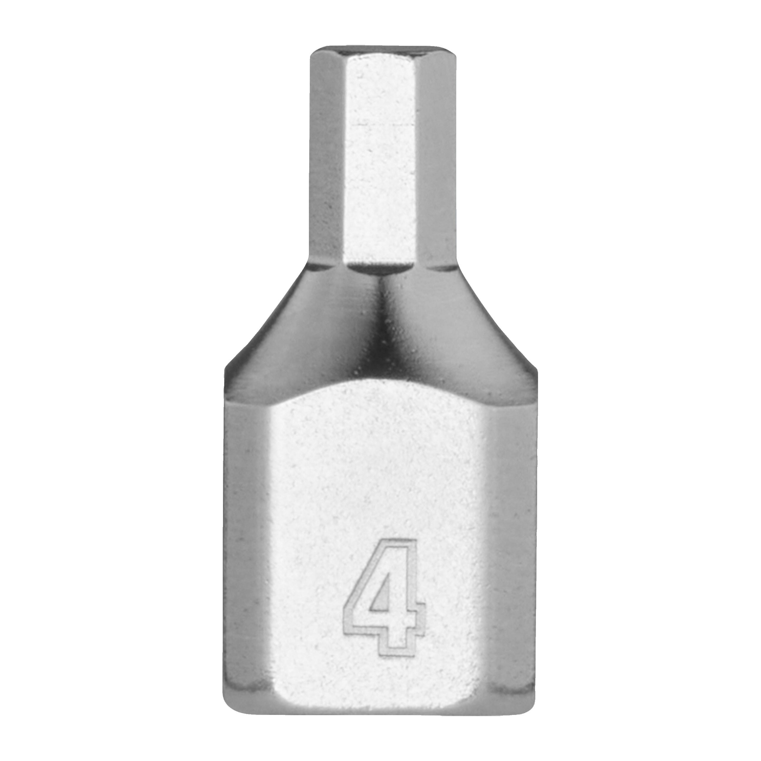 Cap cheie tubulară ¼″ cu bit, Hex stubby Milwaukee 1/4'' Drive 4mm Hex Stubby Bit Socket, cod 4932500476