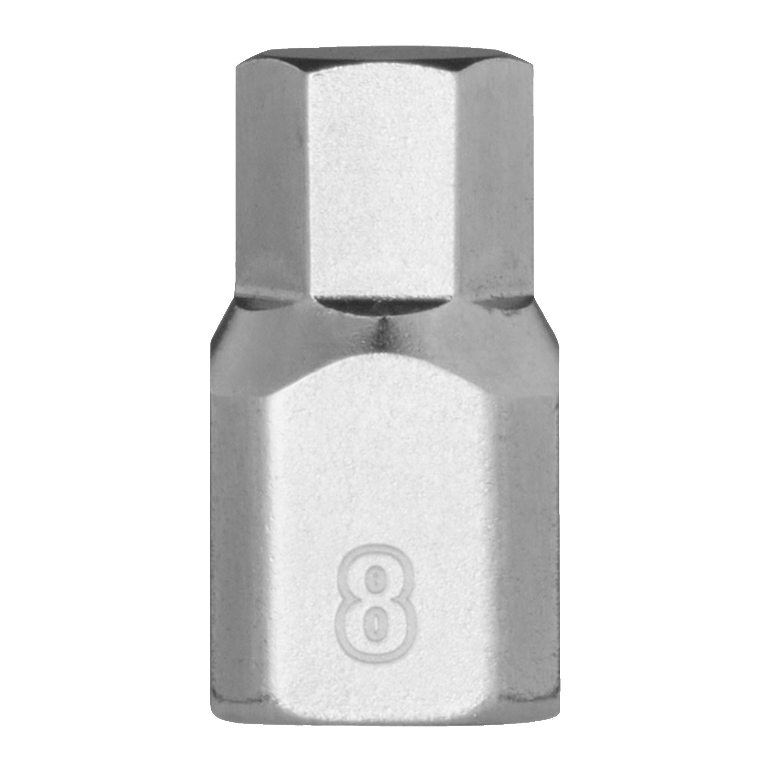 Cap cheie tubulară ¼″ cu bit, Hex stubby Milwaukee 1/4'' Drive 8mm Hex Stubby Bit Socket, cod 4932500480