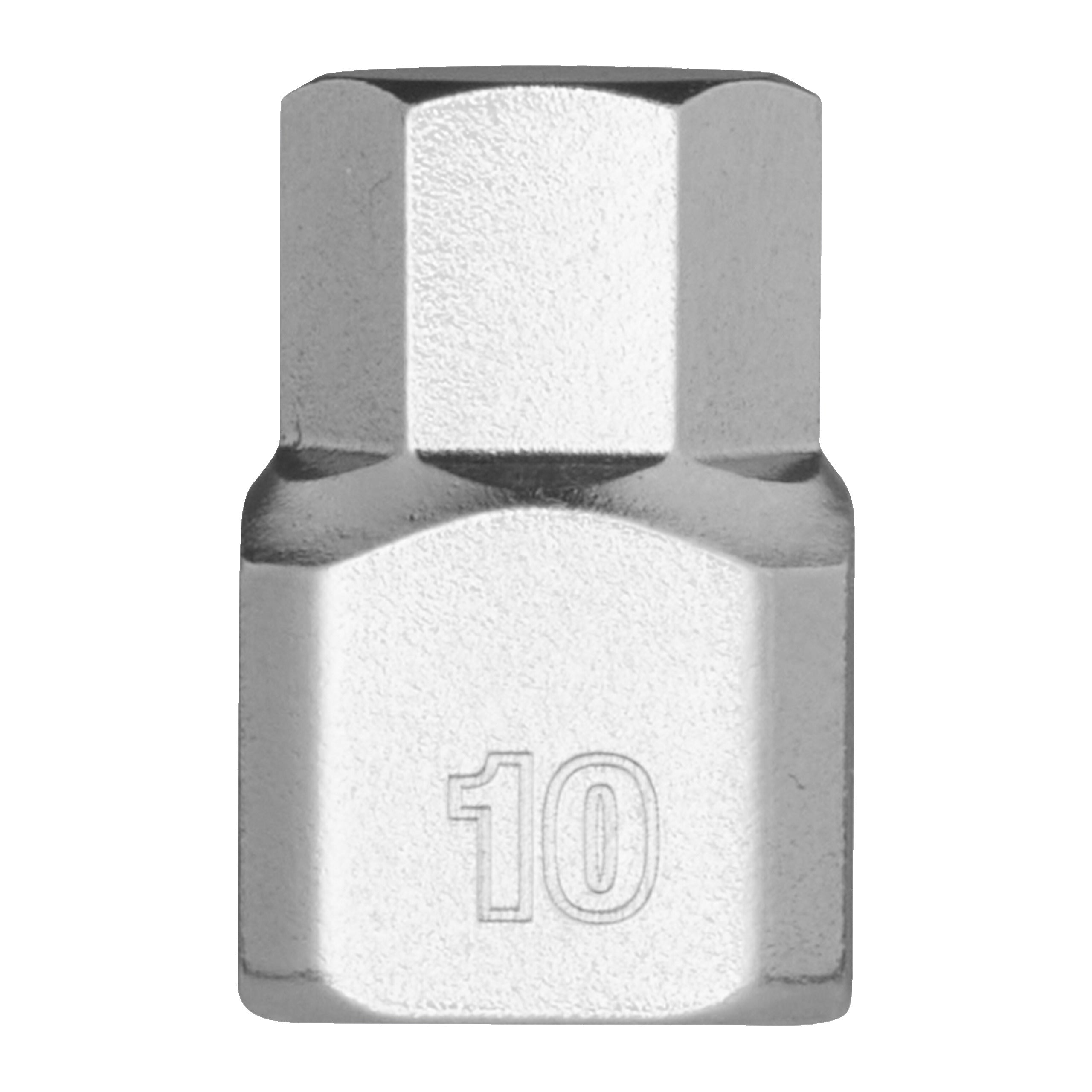 Cap cheie tubulară ¼″ cu bit, Hex stubby Milwaukee 1/4'' Drive 10mm Hex Stubby Bit Socket, cod 4932500482