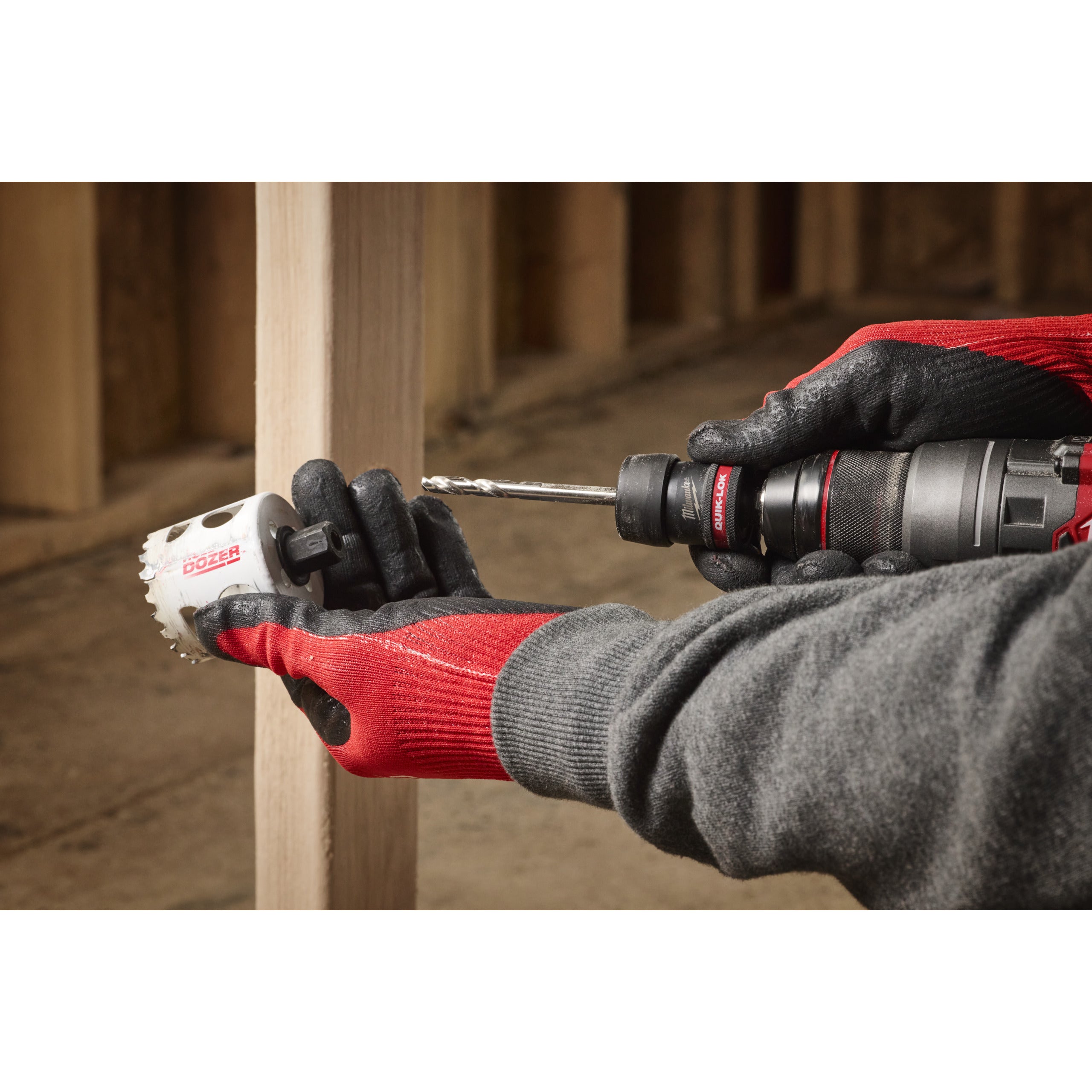 Accesorii sistem - carote Milwaukee QL Pin Adaptor XL 5/8''x18 - Ø 32-210 mm, cod 4932500552