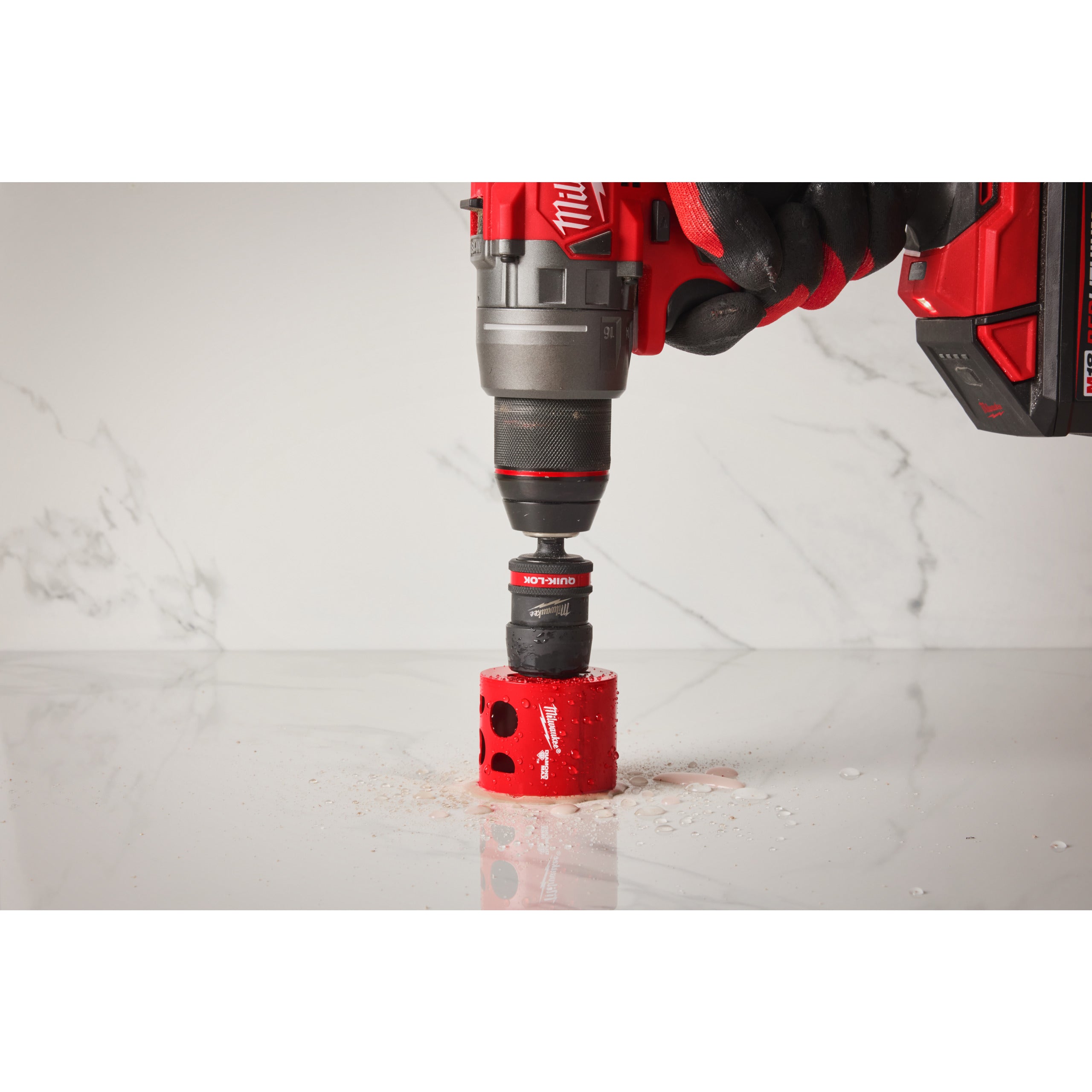 Accesorii sistem - carote Milwaukee QL Pin Adaptor XL 5/8''x18 - Ø 32-210 mm, cod 4932500552