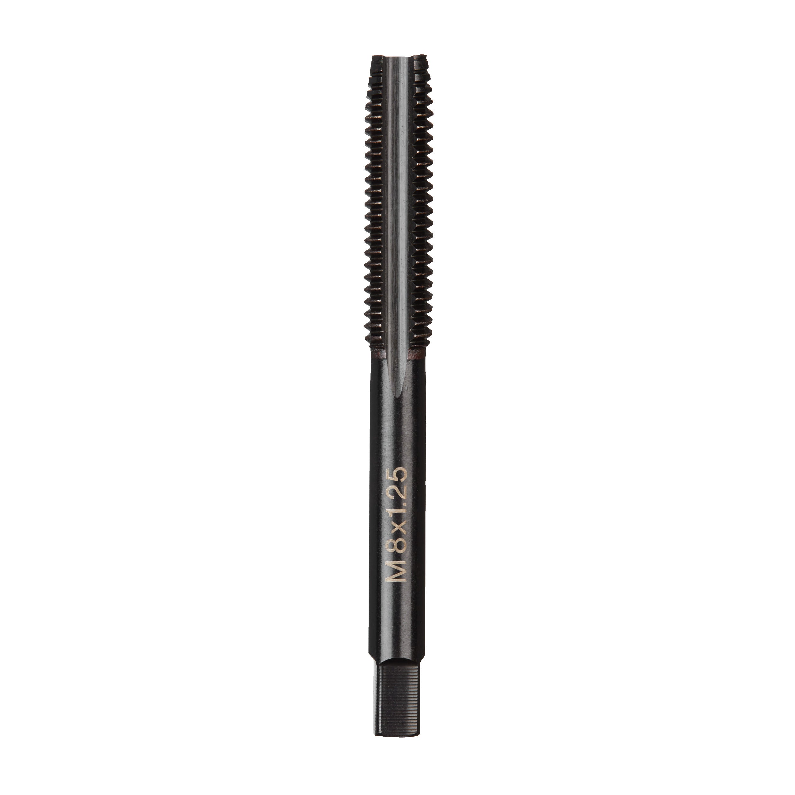Tarod metric cu canale drepte – tip plug (intermediar) Milwaukee M8-1.25 mm Straight Flute PLUG TAP, cod 4932500594