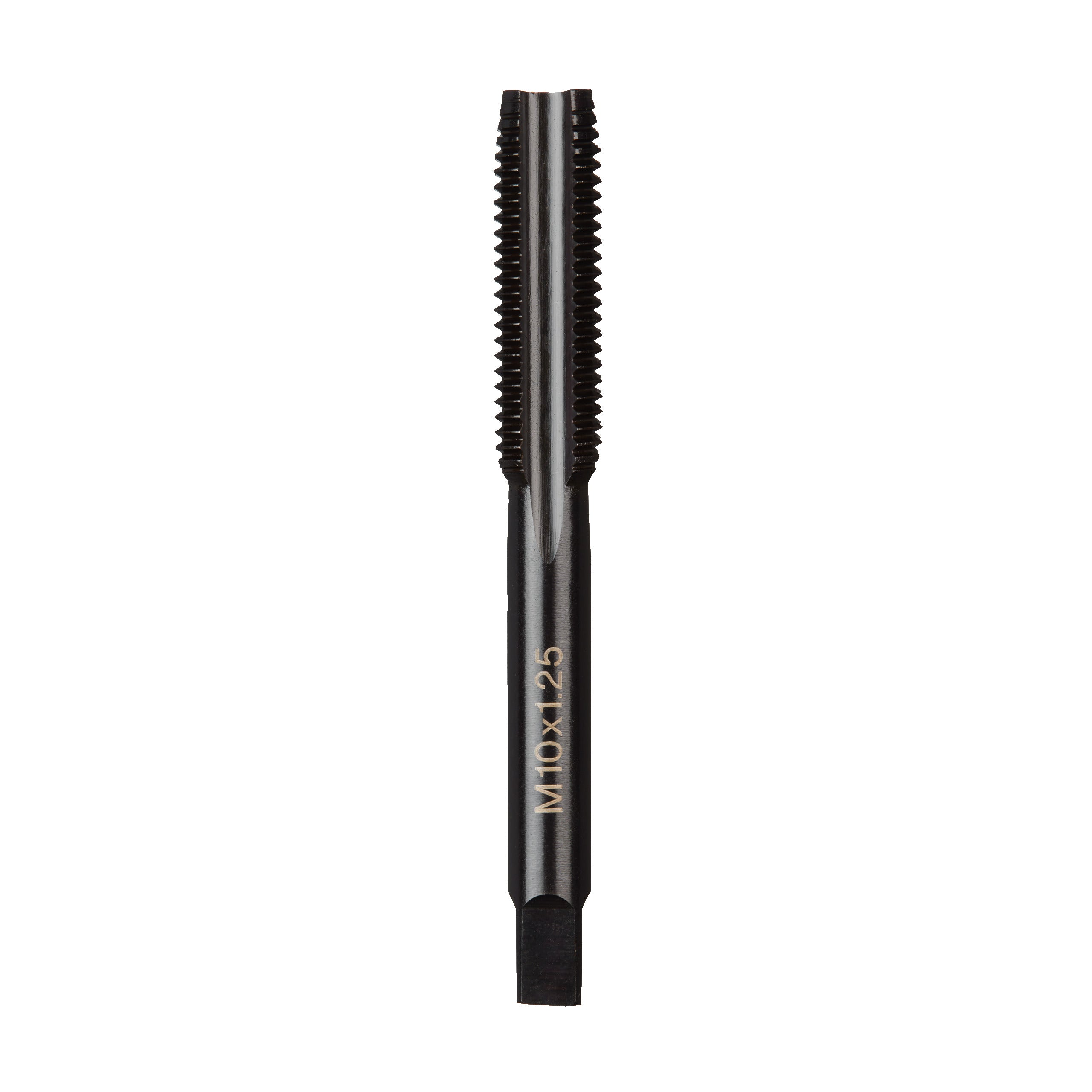 Tarod metric cu canale drepte – tip plug (intermediar) Milwaukee M10-1.25 mm Straight Flute PLUG TAP, cod 4932500599