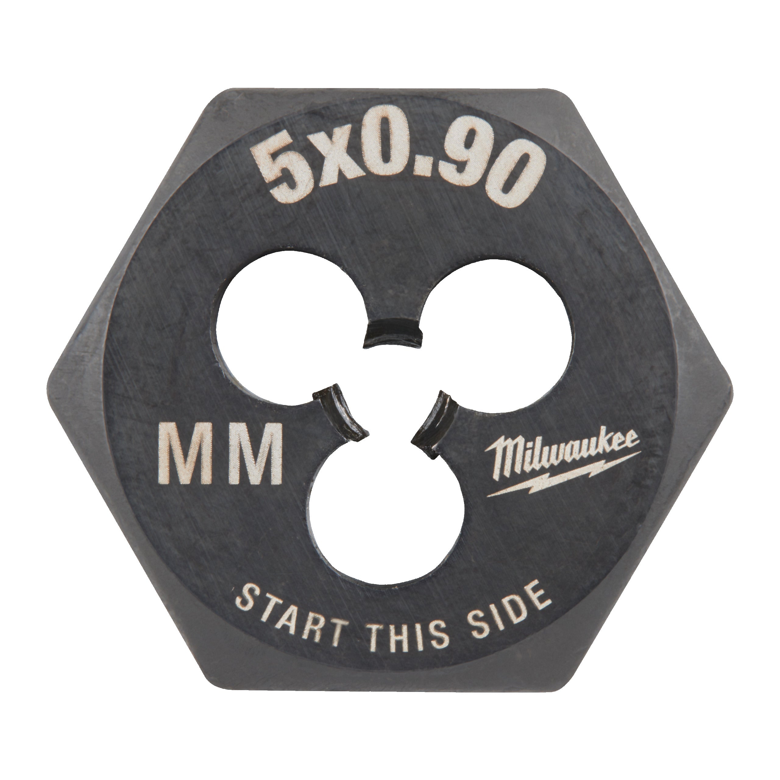 Filiere hexagonale pentru filet metric Milwaukee M5-0.90 mm HEX threading DIE, cod 4932500612