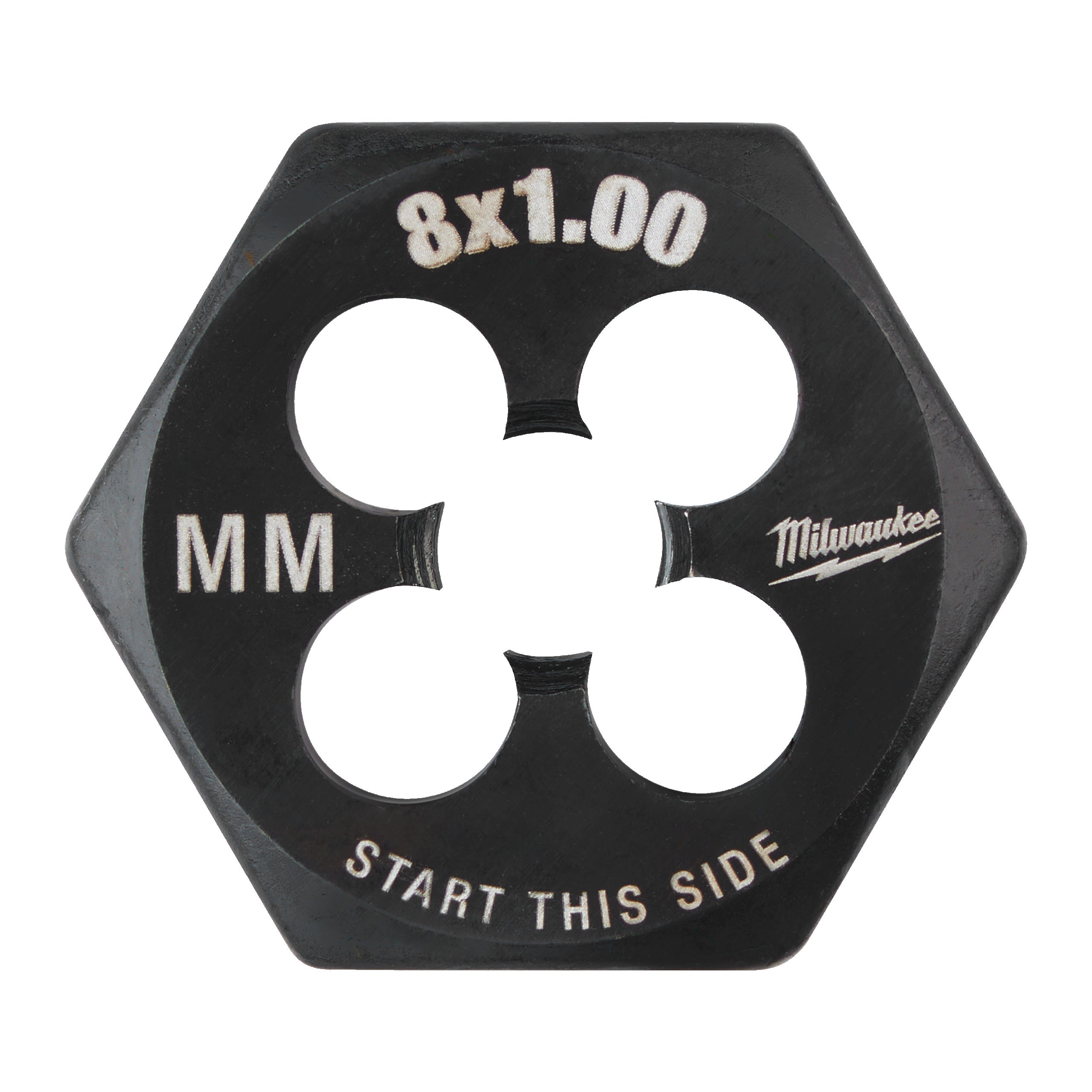 Filiere hexagonale pentru filet metric Milwaukee M8-1.00 mm HEX threading DIE, cod 4932500617