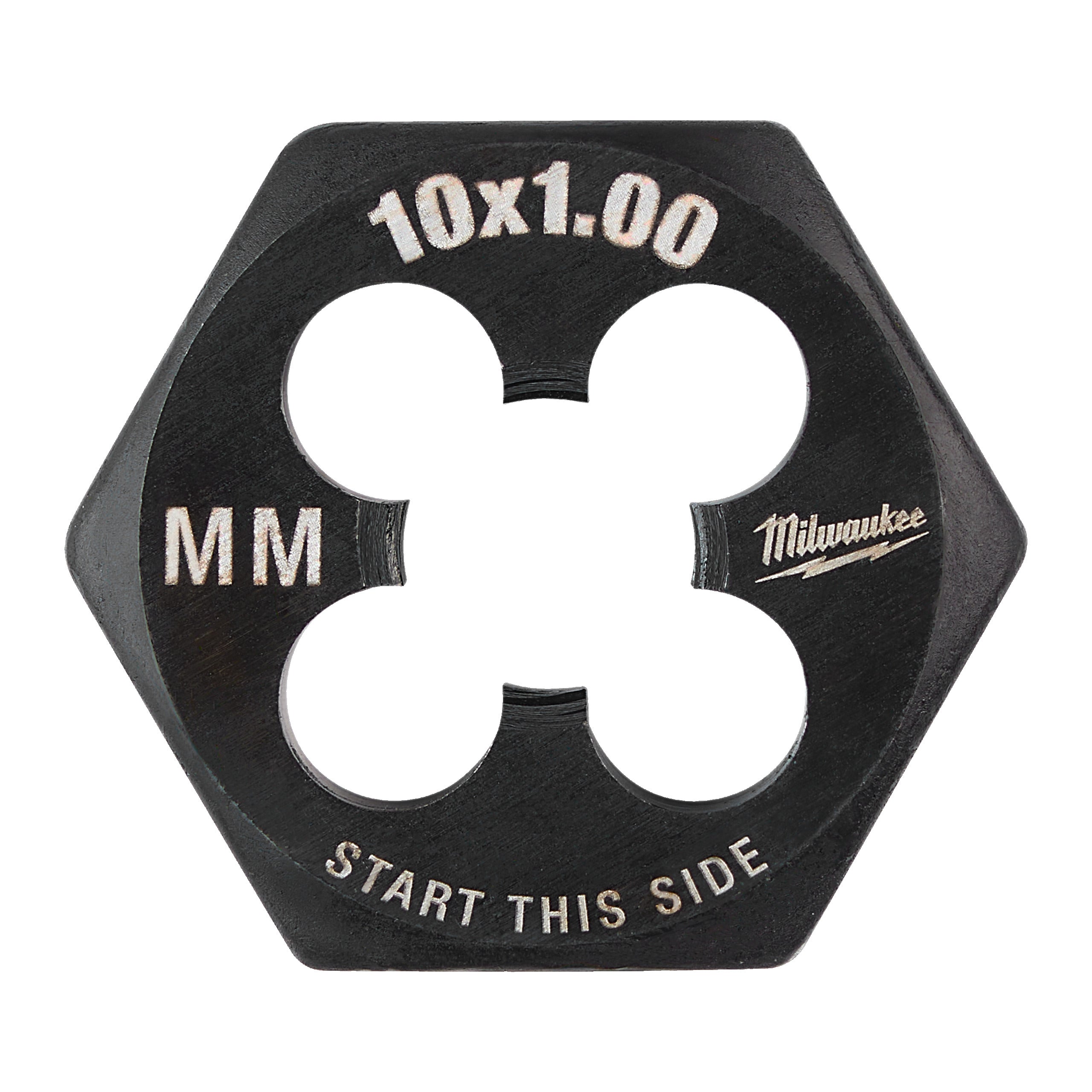 Filiere hexagonale pentru filet metric Milwaukee M10-1.00 mm HEX threading DIE, cod 4932500622