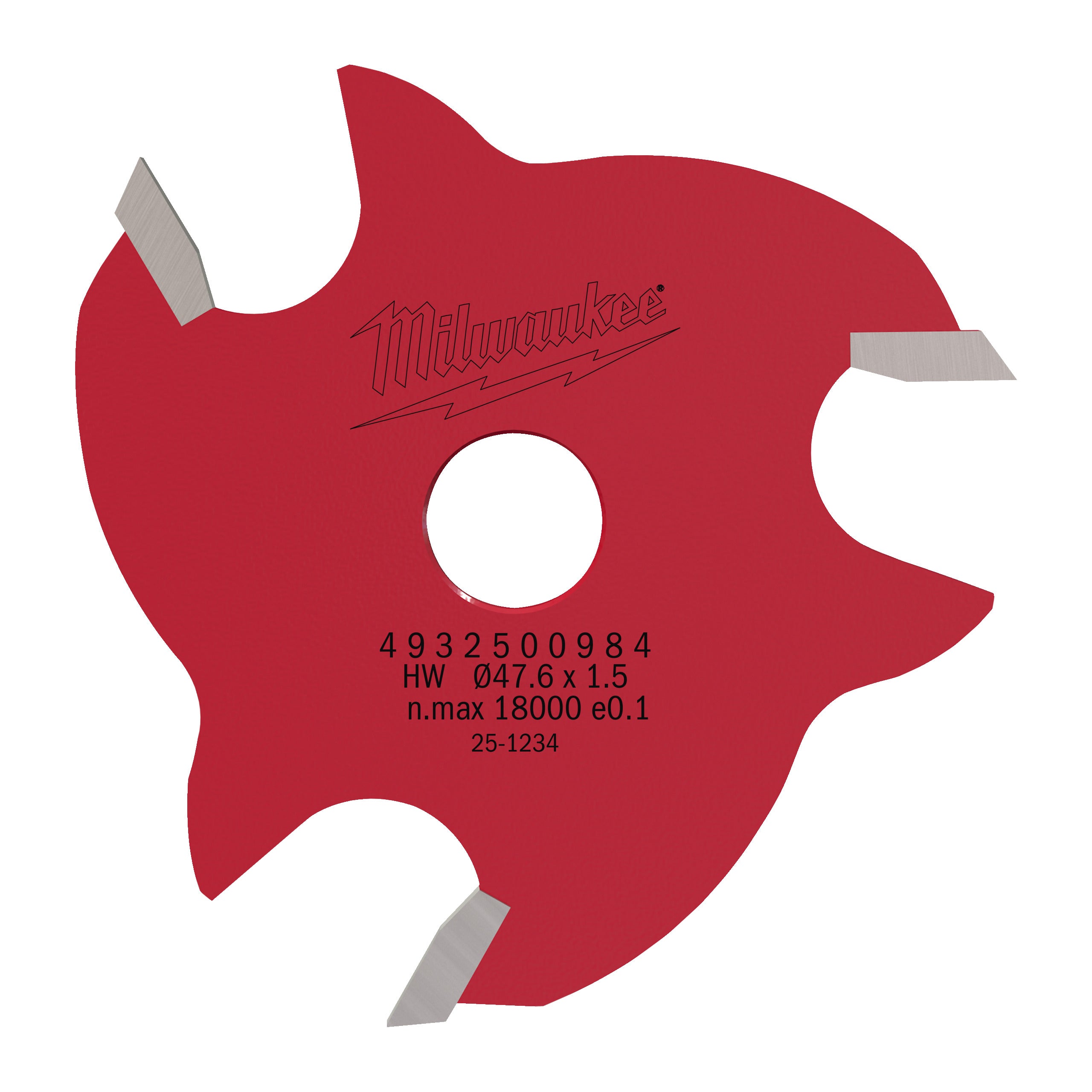 Freză pentru mașina de frezat Cuțit freză de canelare Milwaukee Rtr B. S8 Slot Cutter 1.5mm, cod 4932500984