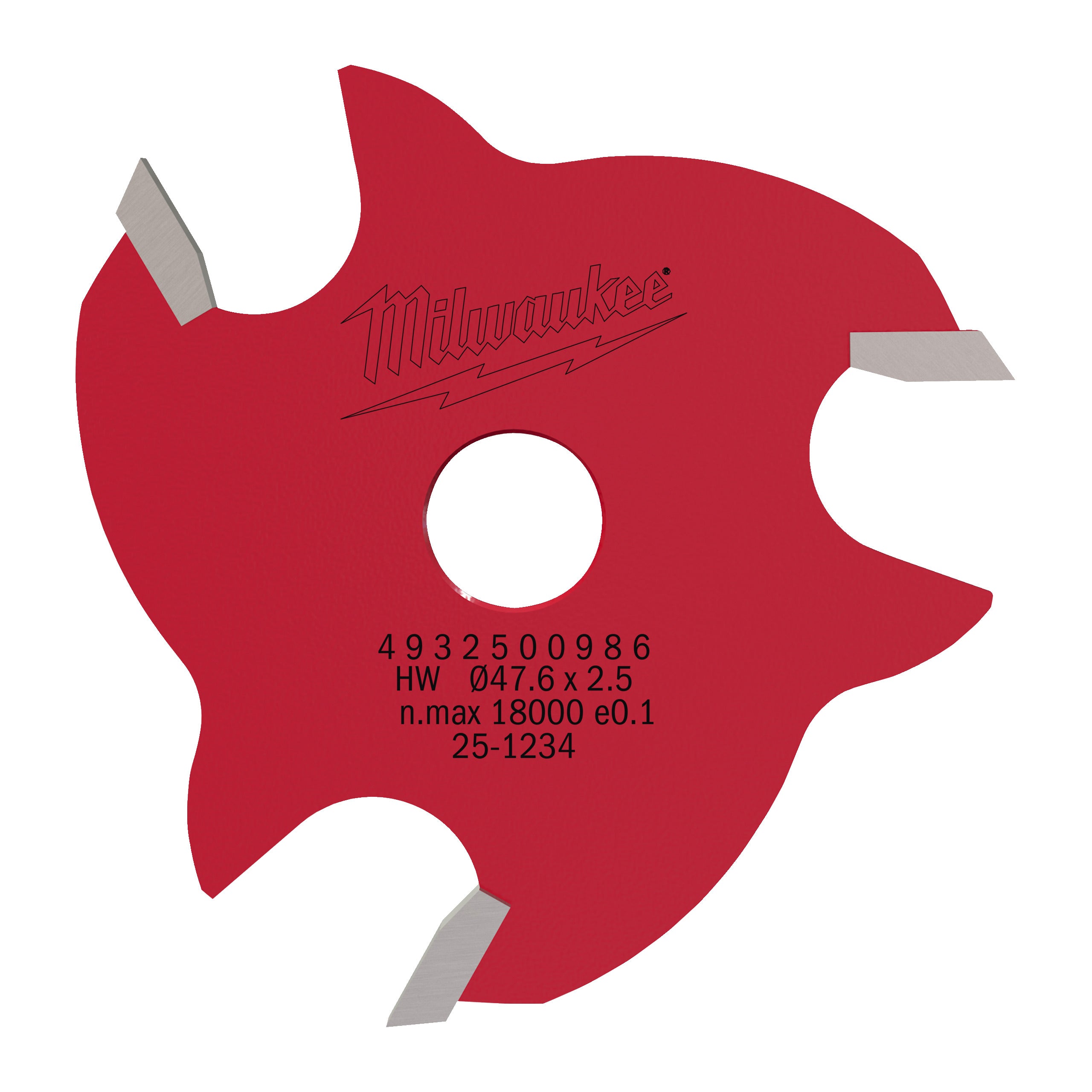 Freză pentru mașina de frezat Cuțit freză de canelare Milwaukee Rtr B. S8 Slot Cutter 2.5mm, cod 4932500986