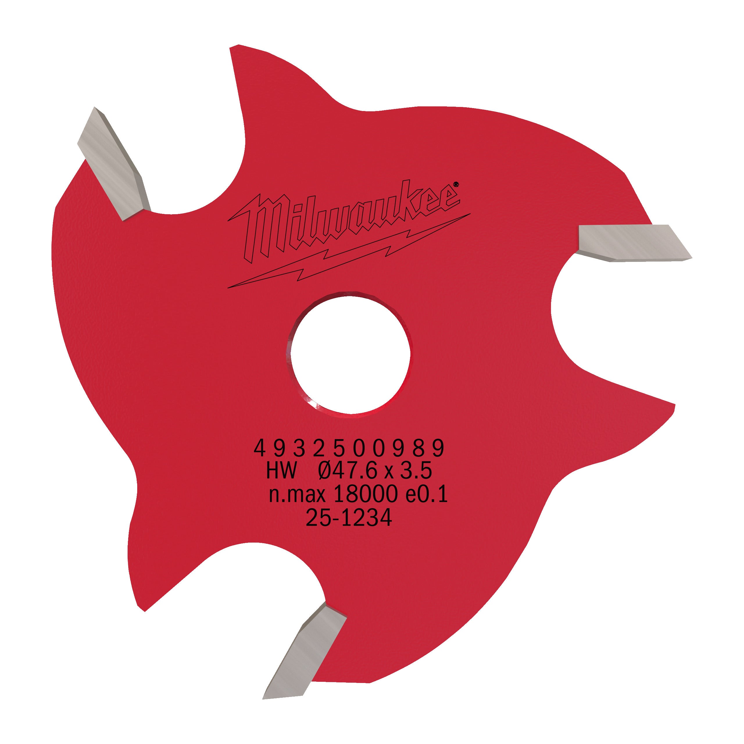 Freză pentru mașina de frezat Cuțit freză de canelare Milwaukee Rtr B. S8 Slot Cutter 3.5mm, cod 4932500989