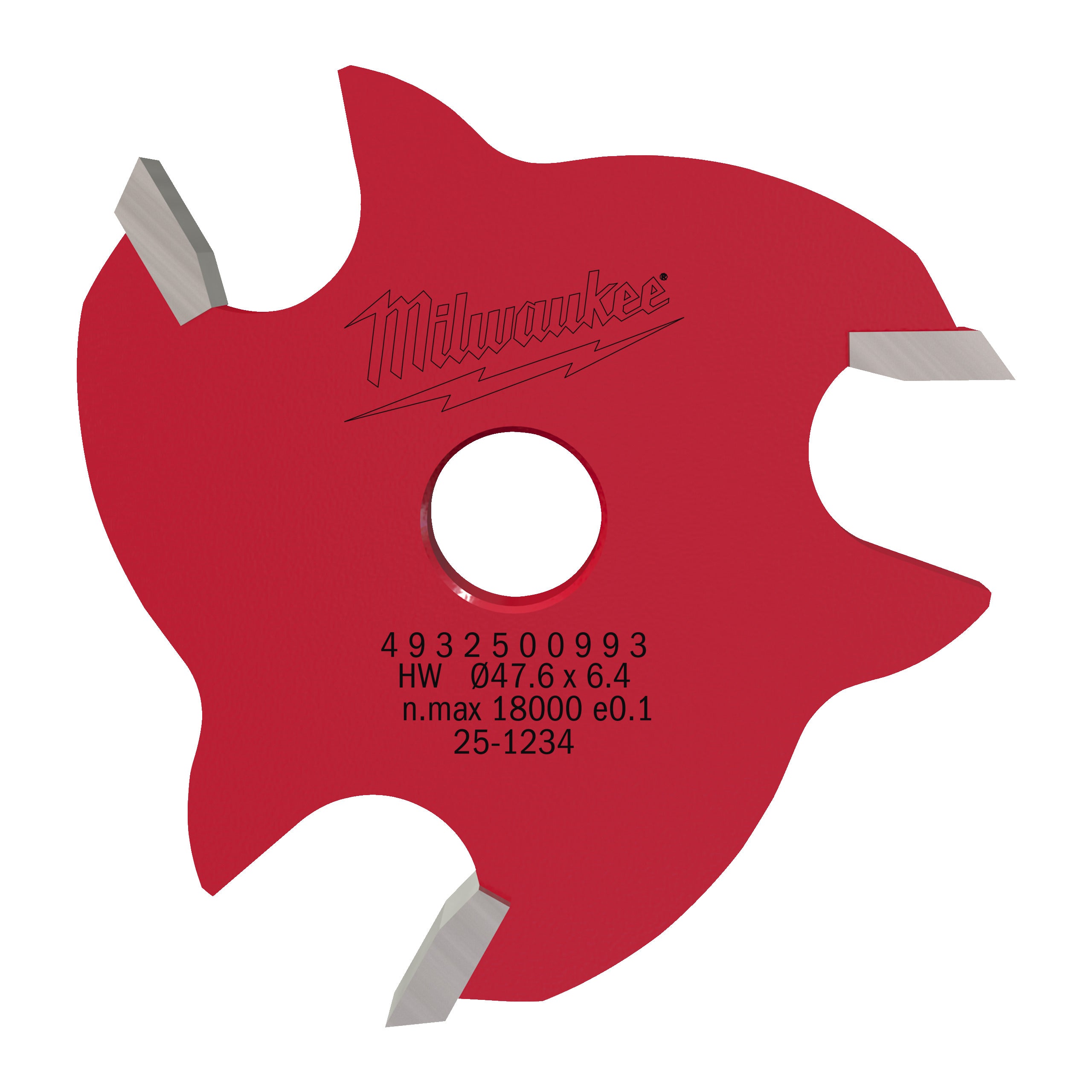 Freză pentru mașina de frezat Cuțit freză de canelare Milwaukee Rtr B. S8 Slot Cutter 6.4mm, cod 4932500993