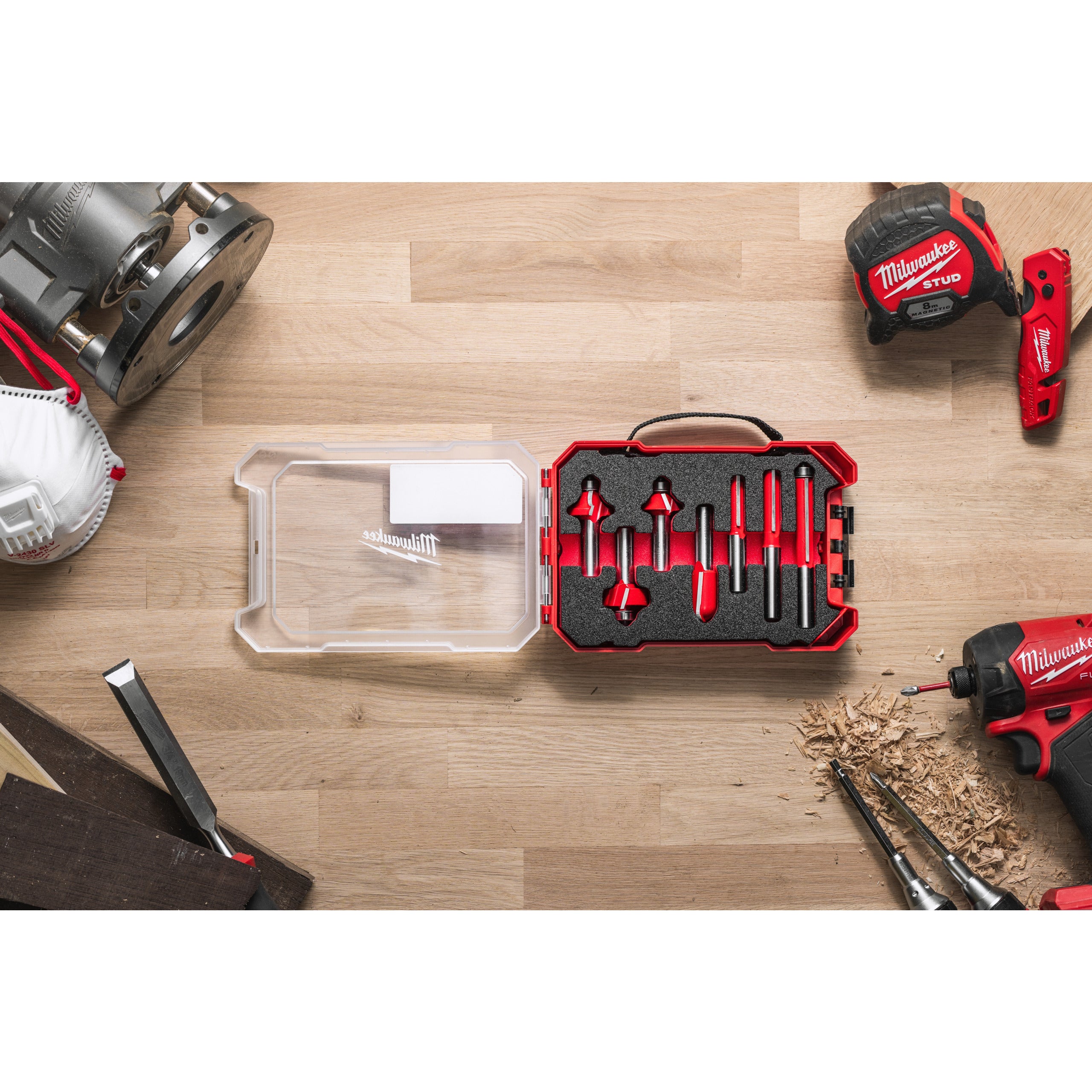 Freză pentru mașina de frezat Seturi Milwaukee Rtr B. S12mm Set, cod 4932501054