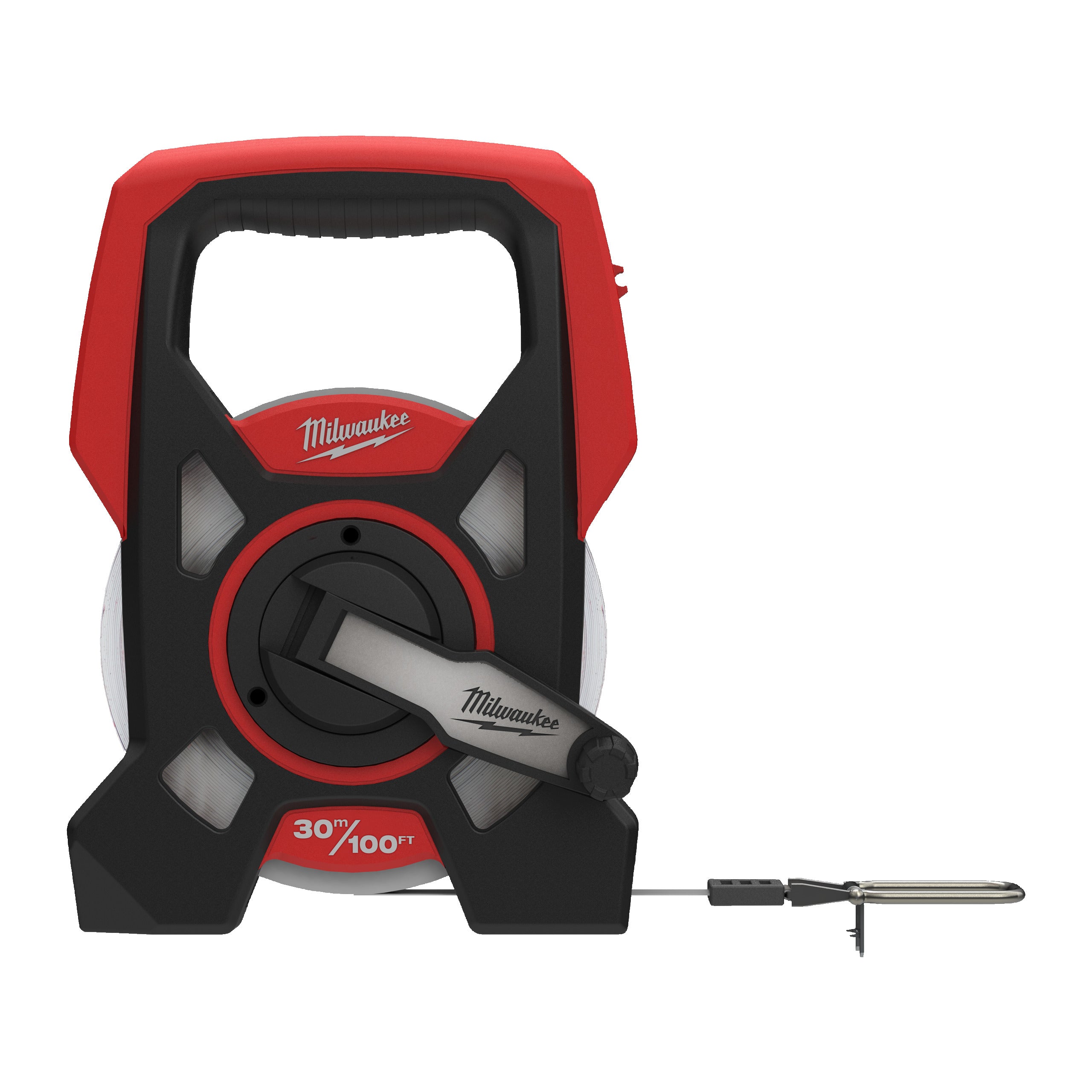 Ruletă cu bandă lungă în carcasă deschisă Milwaukee Long Tape - Open Reel 30m/100ft, cod 4932501121