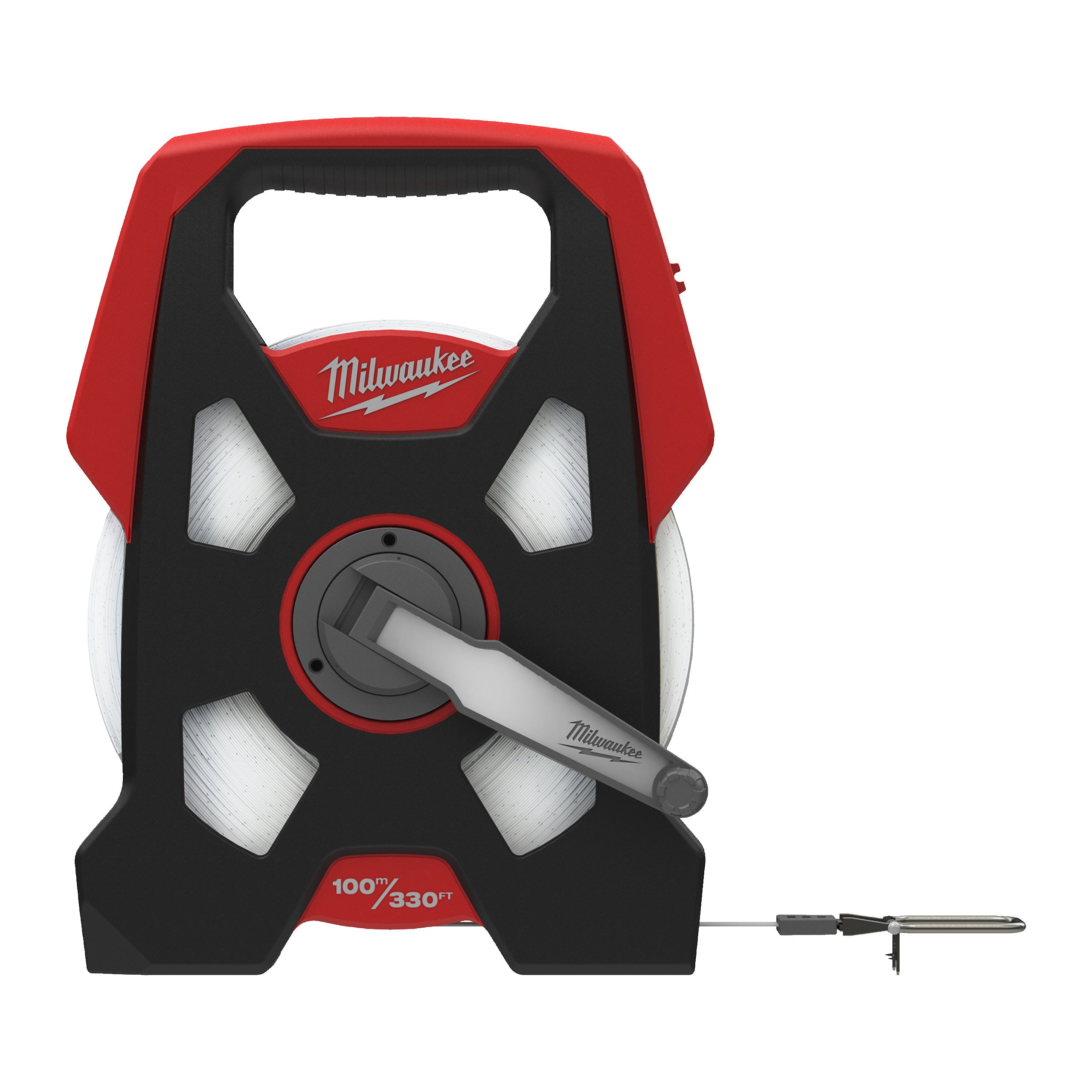 Ruletă cu bandă lungă în carcasă deschisă Milwaukee Long Tape - Open Reel 100m/330ft, cod 4932501122