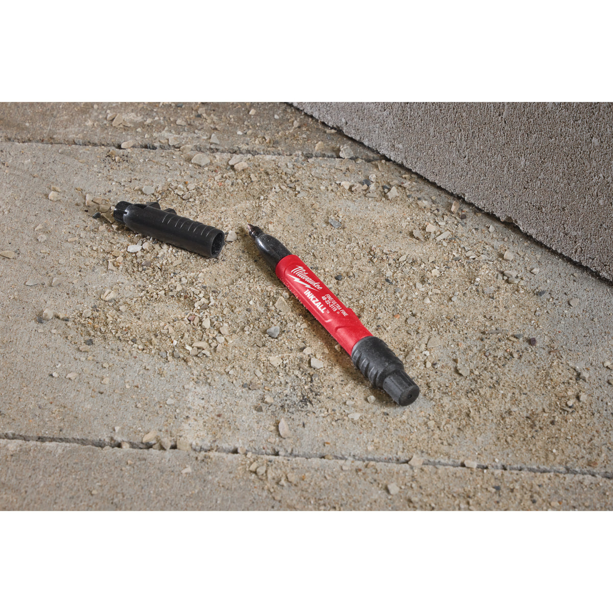 Marker INKZALL™ cu două capete Milwaukee INKZALL™ Double Tip - Chiseled/Fine Point, cod 4932501155