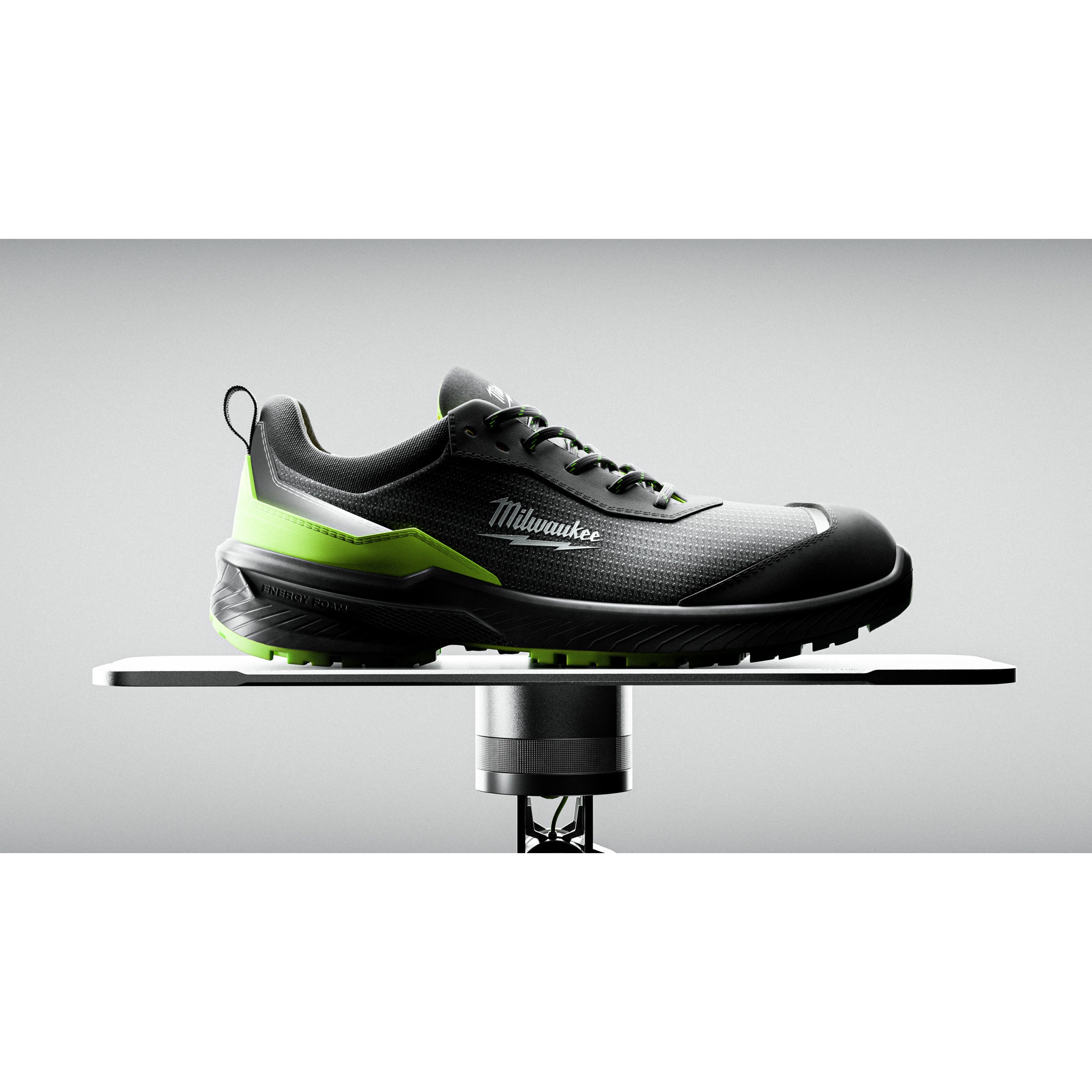 Pantofi de protecție Flextred™ S1PS Hi Vis SC FO SR ESD Milwaukee FXT S1PS Green 1L616166 SC FO SR ESD 38, cod 4932501352