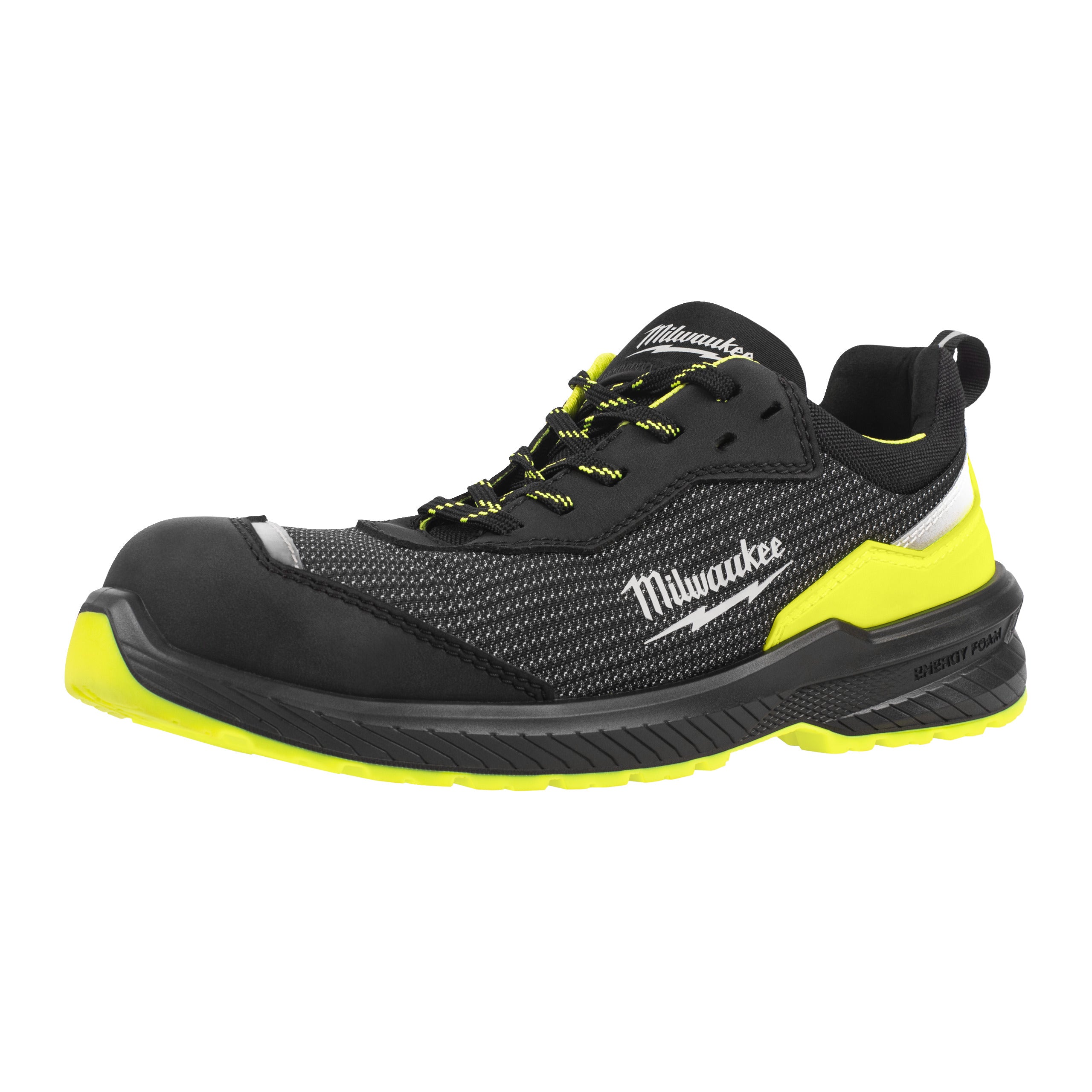 Pantofi de protecție Flextred™ S1PS Hi Vis SC FO SR ESD Milwaukee FXT S1PS Yellow 1L515155 SC FO SR ESD 37, cod 4932501455