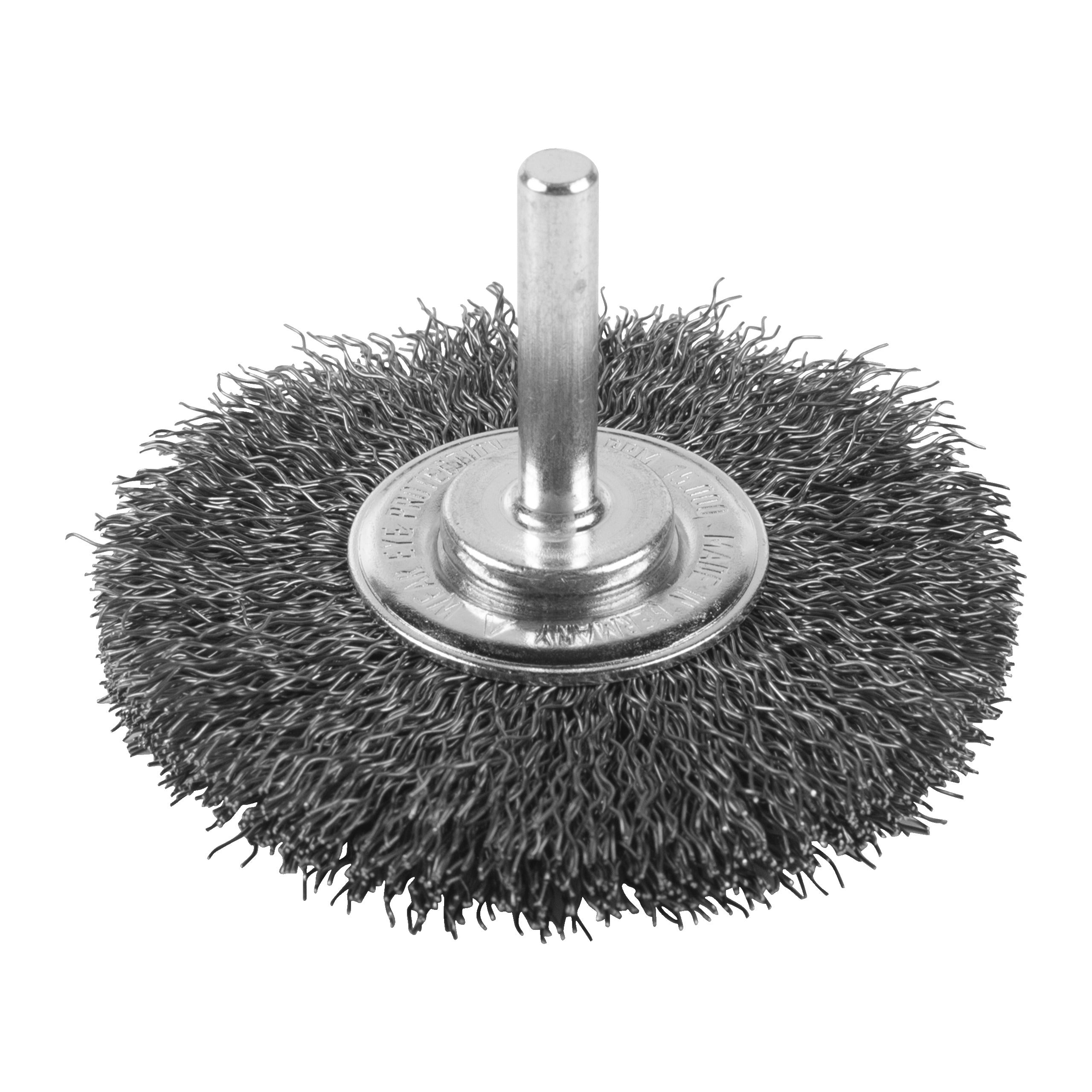 Perie sârmă rotundă ondulată pentru polizor drept Milwaukee Wheel Brush S6 70x9mm Steel Crimped 0.3mm, cod 4932501707