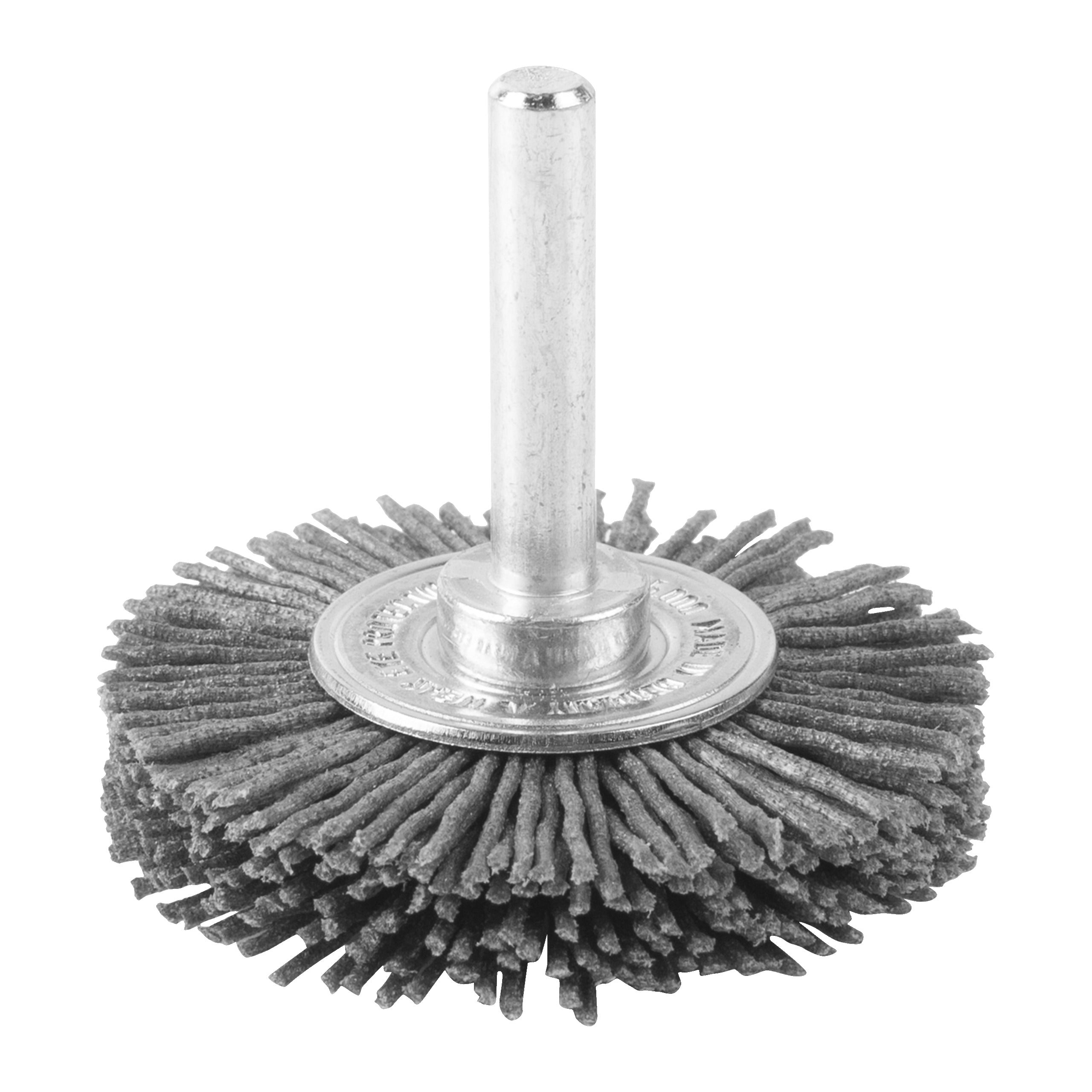 Perie sârmă rotundă ondulată pentru polizor drept Milwaukee Wheel Brush S6 50x10mm Silicon Carbide G120 Crimped 1.1mm, cod 4932501711