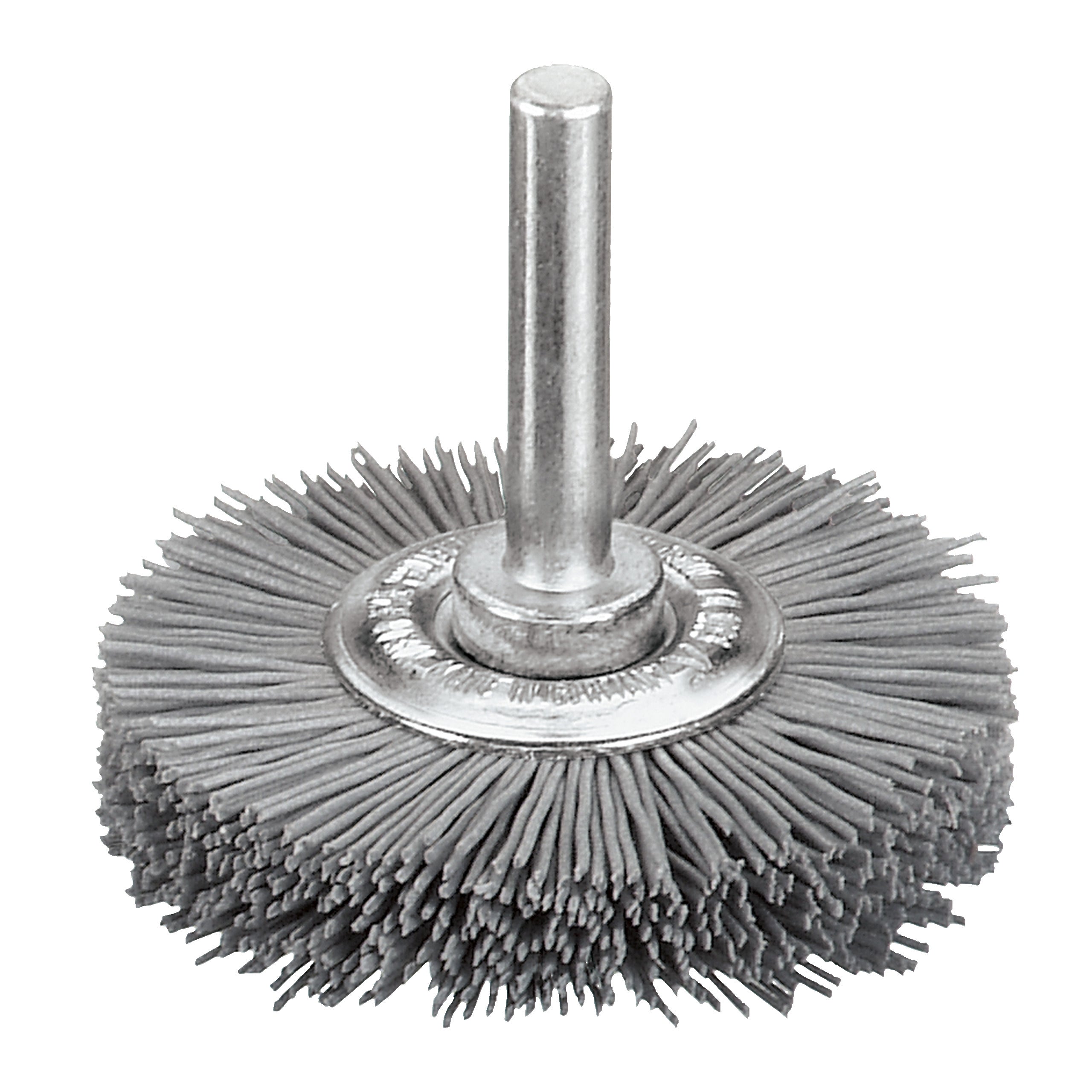 Perie sârmă rotundă ondulată pentru polizor drept Milwaukee Wheel Brush S6 50x10mm Silicon Carbide G320 Crimped 0.6mm, cod 4932501712