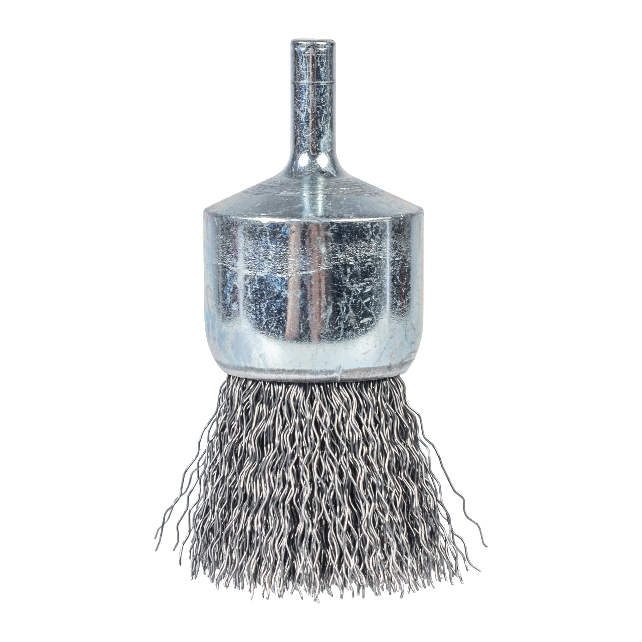 Perie sârmă tip tijă pentru polizor drept Milwaukee End Brush S6 22x25x68mm Stainless Steel Crimped 0.3mm, cod 4932501723