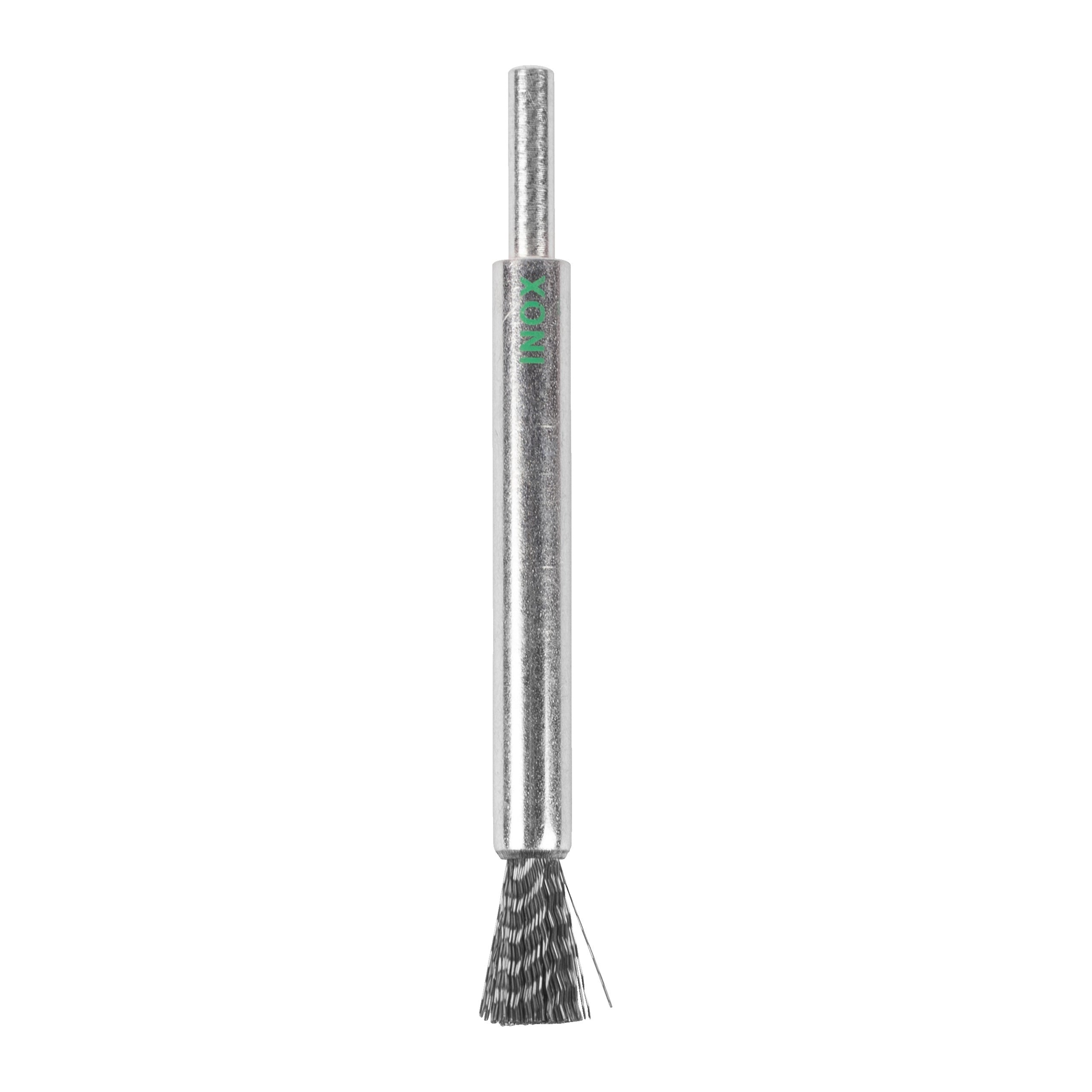 Perie sârmă tip tijă pentru polizor drept Milwaukee End Brush S6 12x20x120mm Stainless Steel Crimped 0.3mm, cod 4932501727