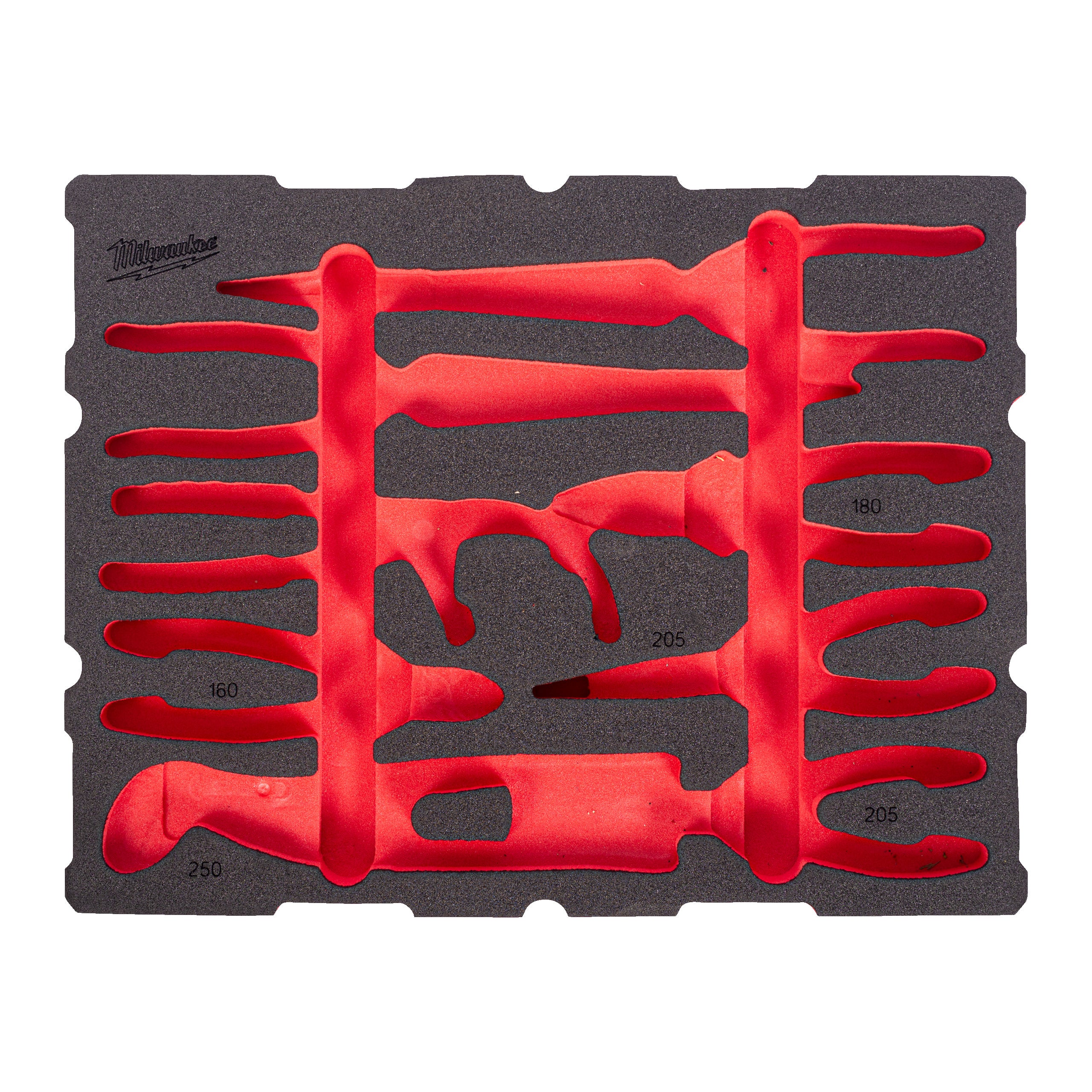 Set inserție spumă PACKOUT™ clești Milwaukee REPLACEMENT 9 pc Plier Set Packout Foam Insert, cod 4932502043
