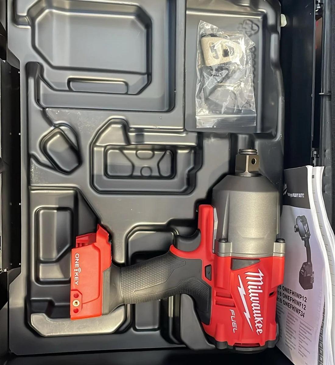 Cheie de impact Milwaukee 3/4″ 1627Nm 18V M18 ONEFHIWF34, cuplu ridicat, inel de fixare, ONE-KEY™, M18 FUEL™