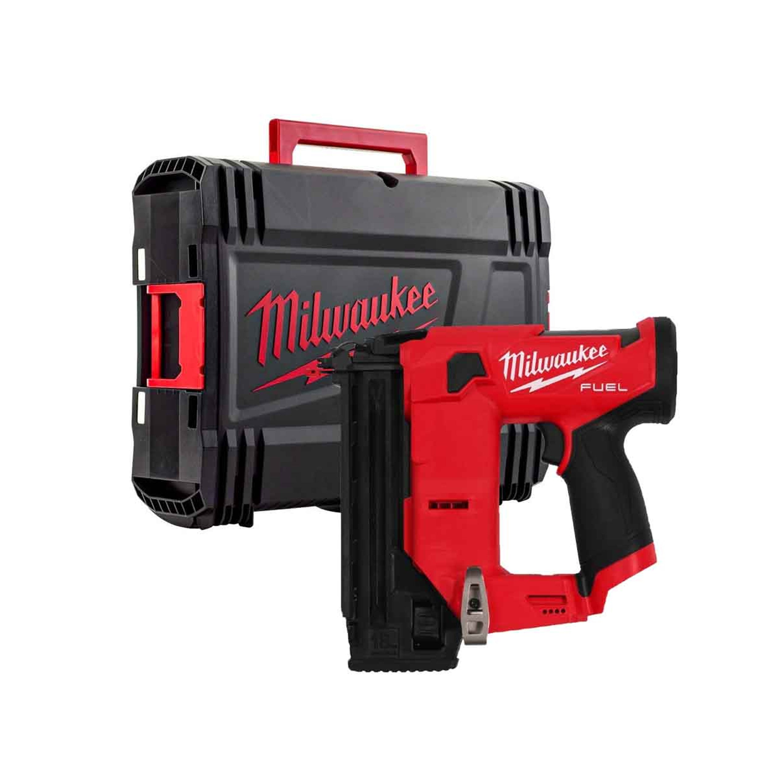 Pistol pentru cuie 18 GA Milwaukee M12 FCN18GS-0X, FUEL™, 1 x cutie HD, cod 4933493354