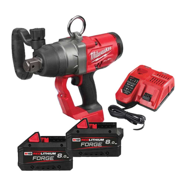 Cheie de impact Milwaukee M18 ONEFHIWF1-802X, 1″ 2400Nm, ONE-KEY™ FUEL