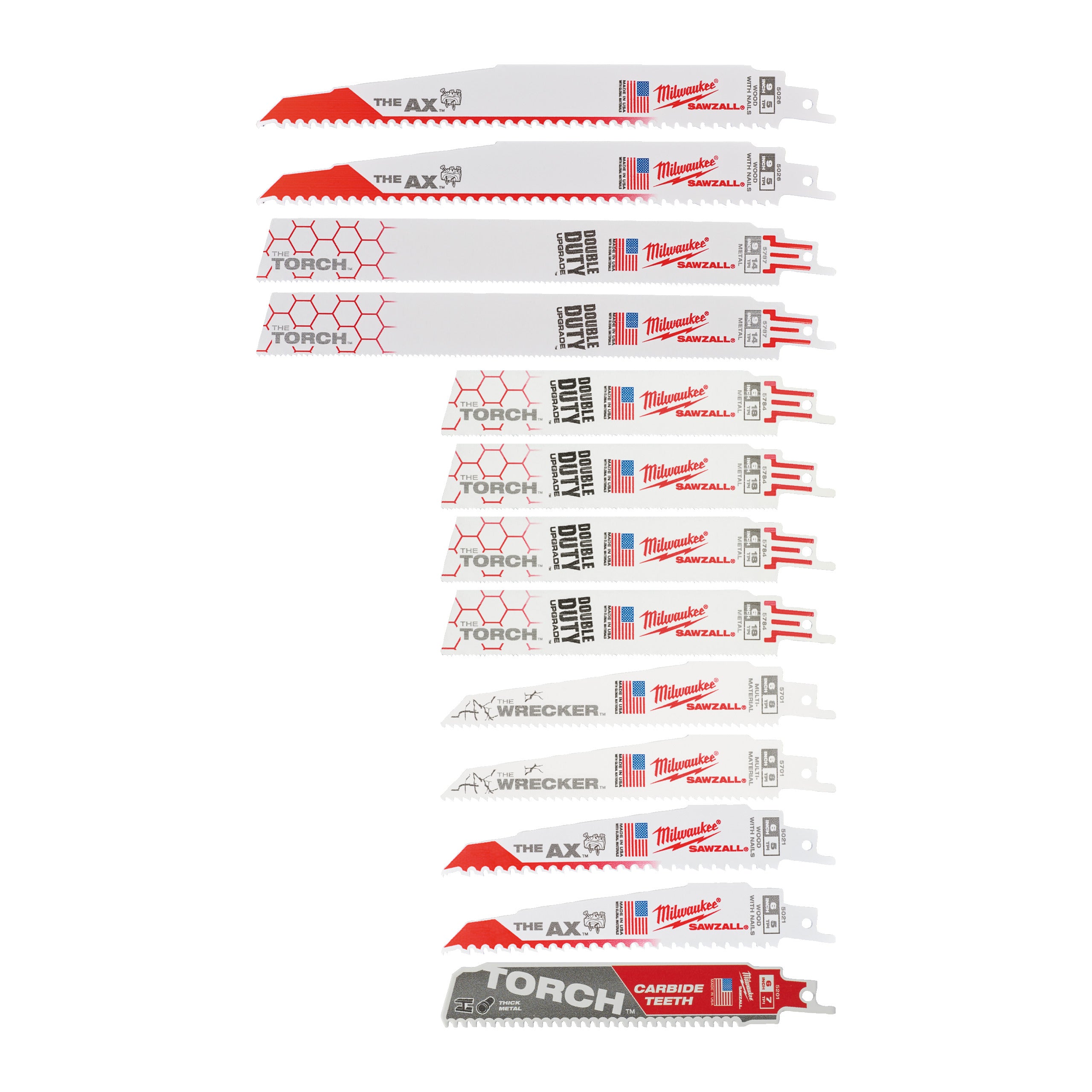 Seturi pânze SAWZALL™ Milwaukee Sawzall Blade Set 4, cod 49472231