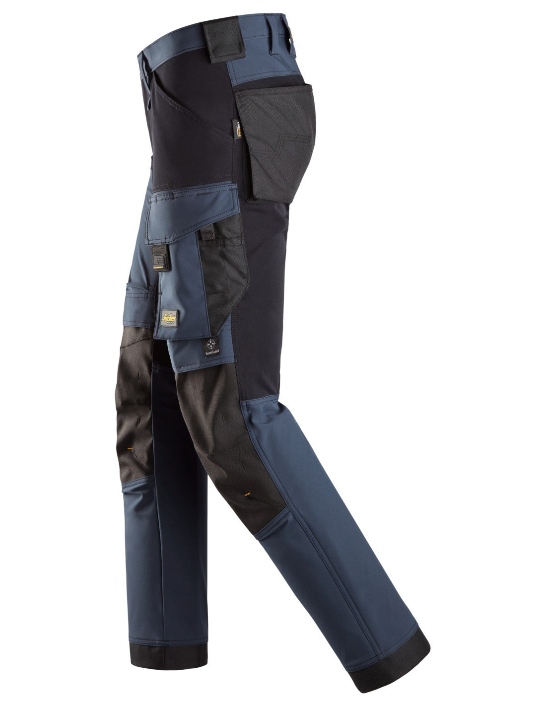 Pantaloni de lucru, 4-way stretch, anti-vânt, Snickers Workwear, AllroundWork, 6375, Navy/Black