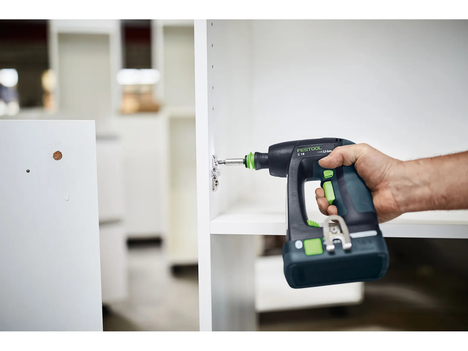 Mașină de găurit și înșurubat cu acumulator 18V, Festool C 18-Basic, 4Ah, cod 576434