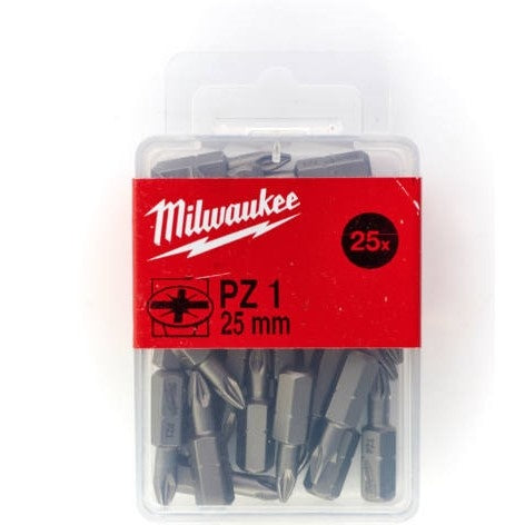 Set biți PZ1 (25 buc) lungime 25 mm, Milwaukee cod 4932399589