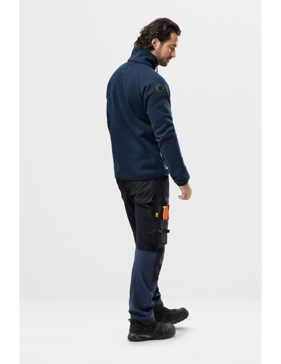 Pantaloni de lucru, 4-way stretch, anti-vânt, Snickers Workwear, AllroundWork, 6375, Navy/Black