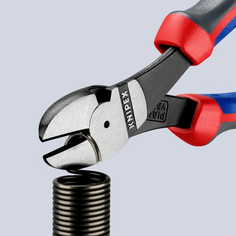 Tăietori diagonali cu pârghie înaltă și mânere comfort KNIPEX 7402180