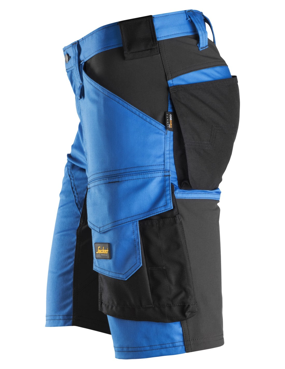 Pantaloni scurți de lucru, stretch, Snickers Workwear, AllroundWork, 6143, True Blue/Black