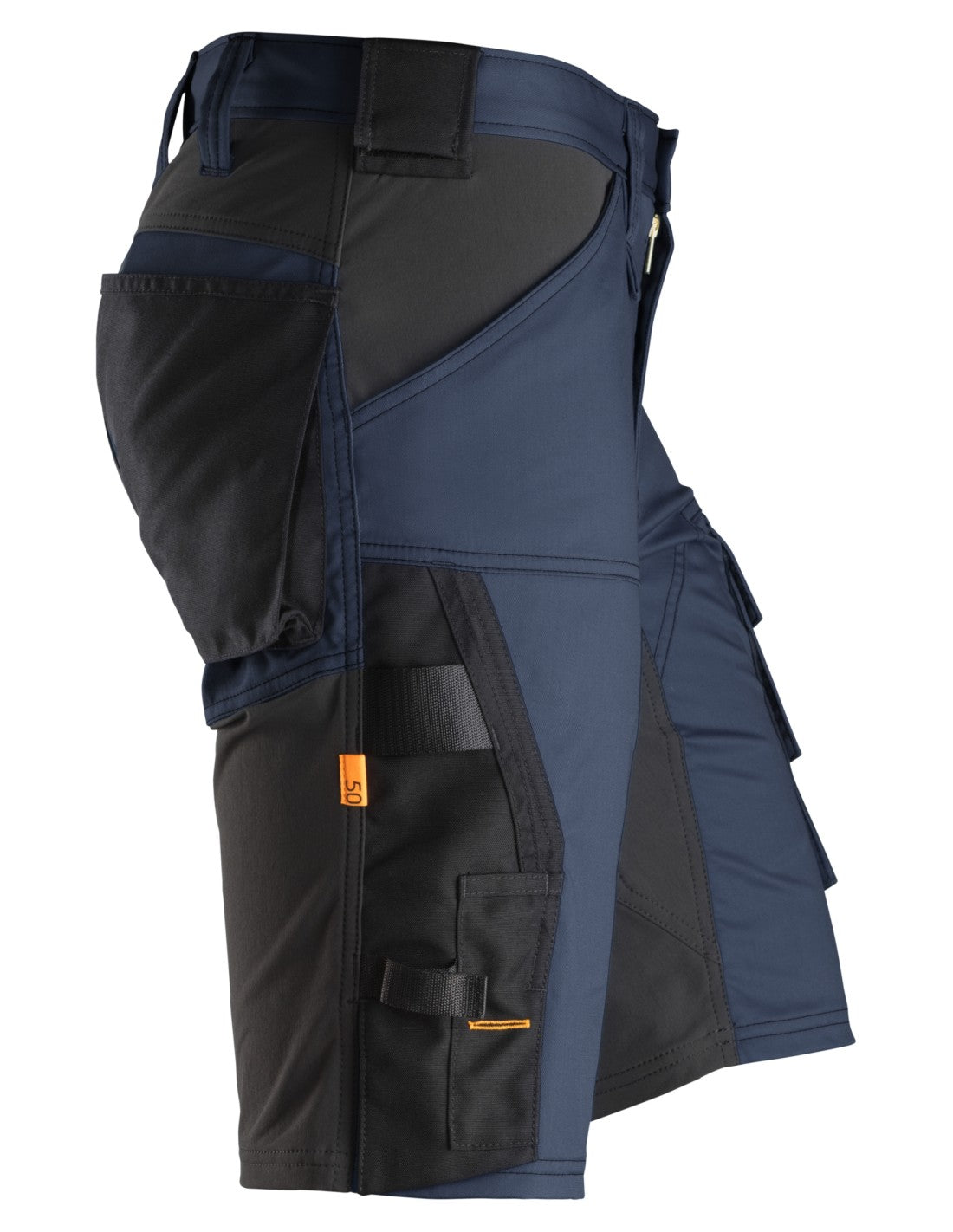 Pantaloni scurți de lucru, stretch, Snickers Workwear, AllroundWork, 6143, Navy/Black